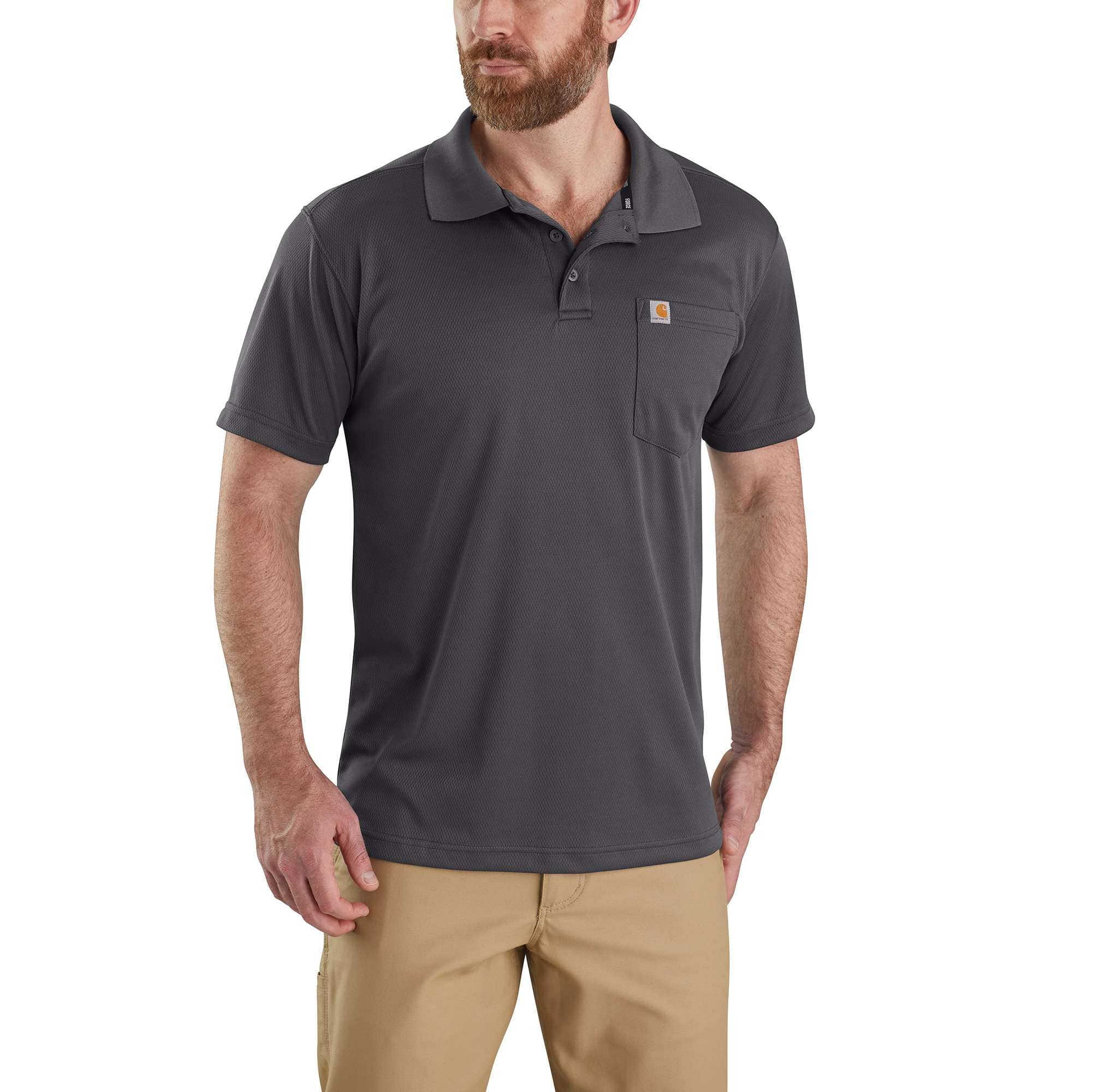 TK6662 M Force Rlxd Fit LW SS Pkt Polo-Carhartt