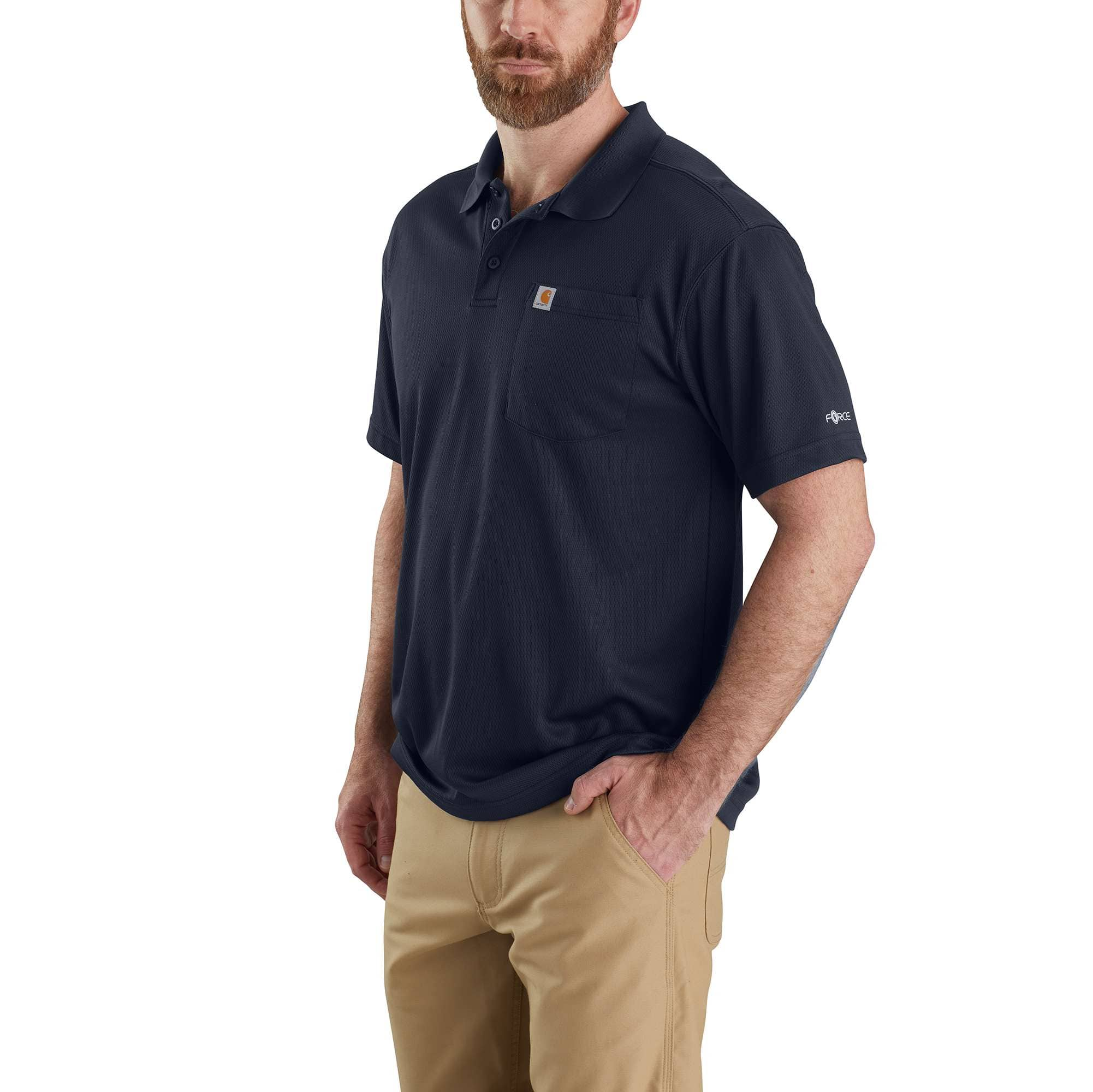 Additional thumbnail 1 of Carhartt Force® Relaxed Fit Lightweight Short-Sleeve Pocket Polo