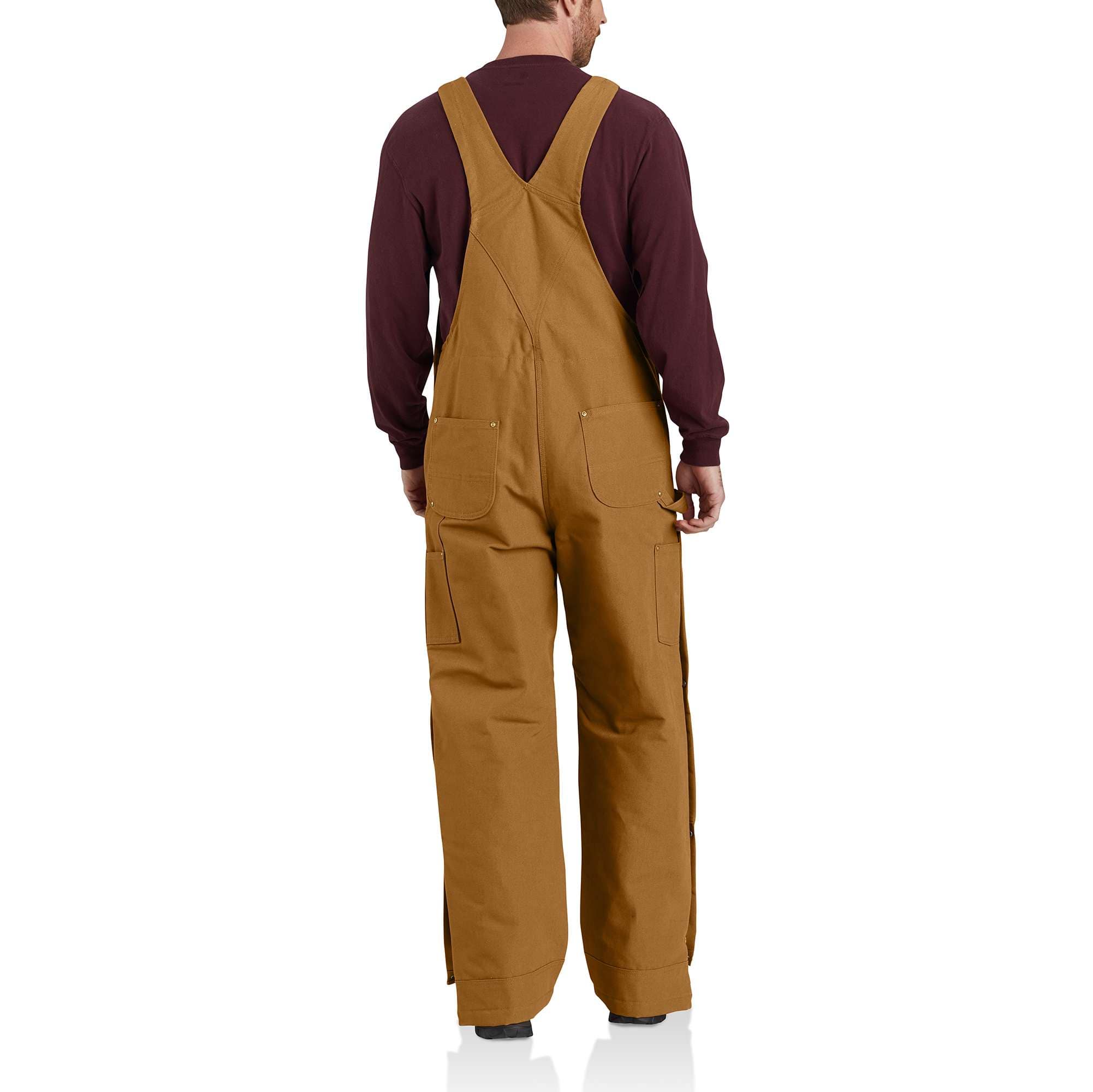 Additional thumbnail 2 of Loose Fit Firm Duck Insulated Bib Overall - 2 Warmer Rating