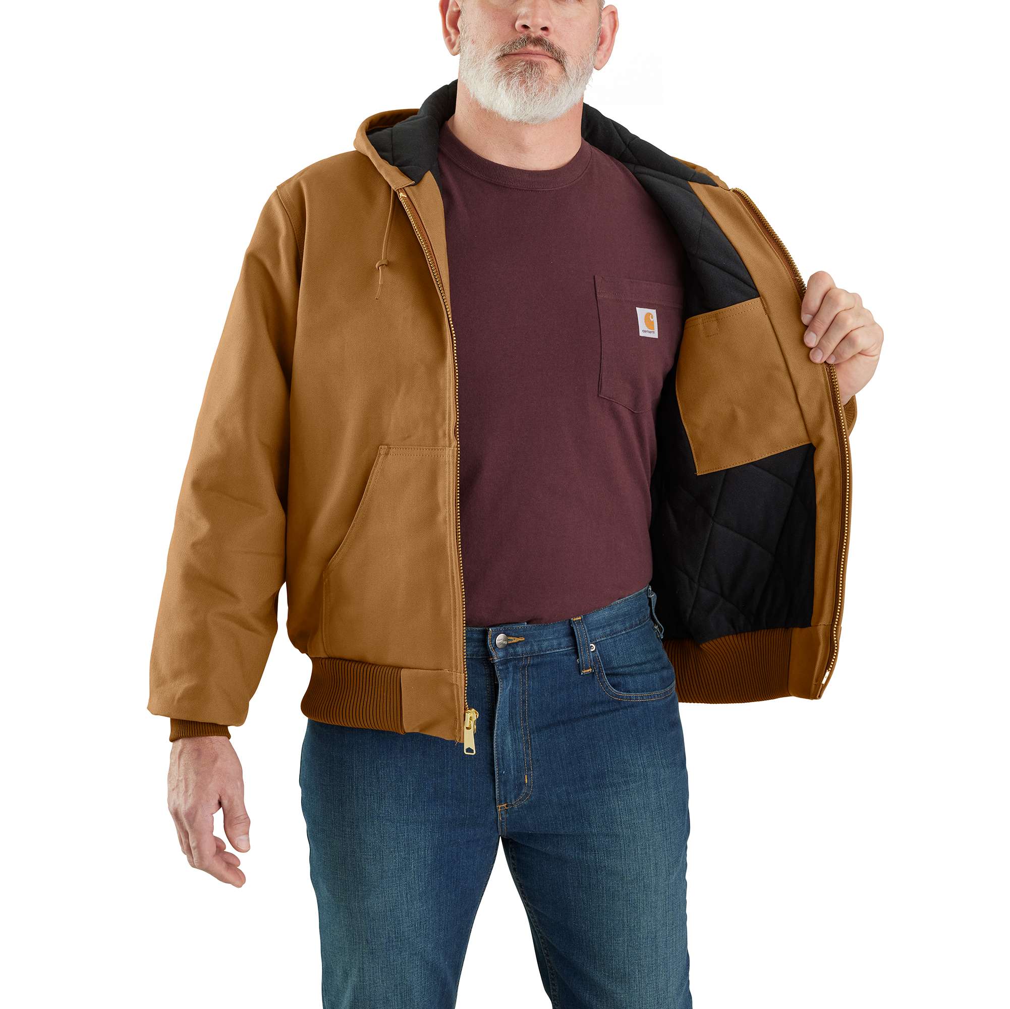 Additional thumbnail 2 of Flannel-Lined Active Jac J140 - Loose Fit - Firm Duck - 3 Warmest Rating