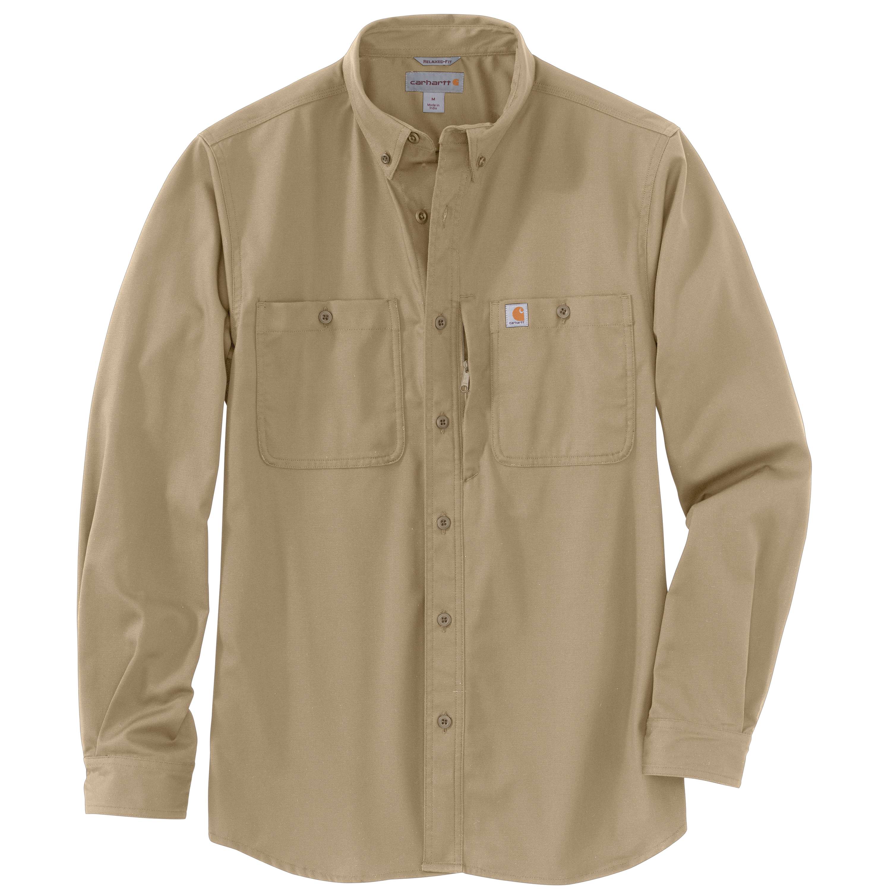 TW6689 M Rggd Pro RlxdFit Cnvs LS Shirt-Carhartt