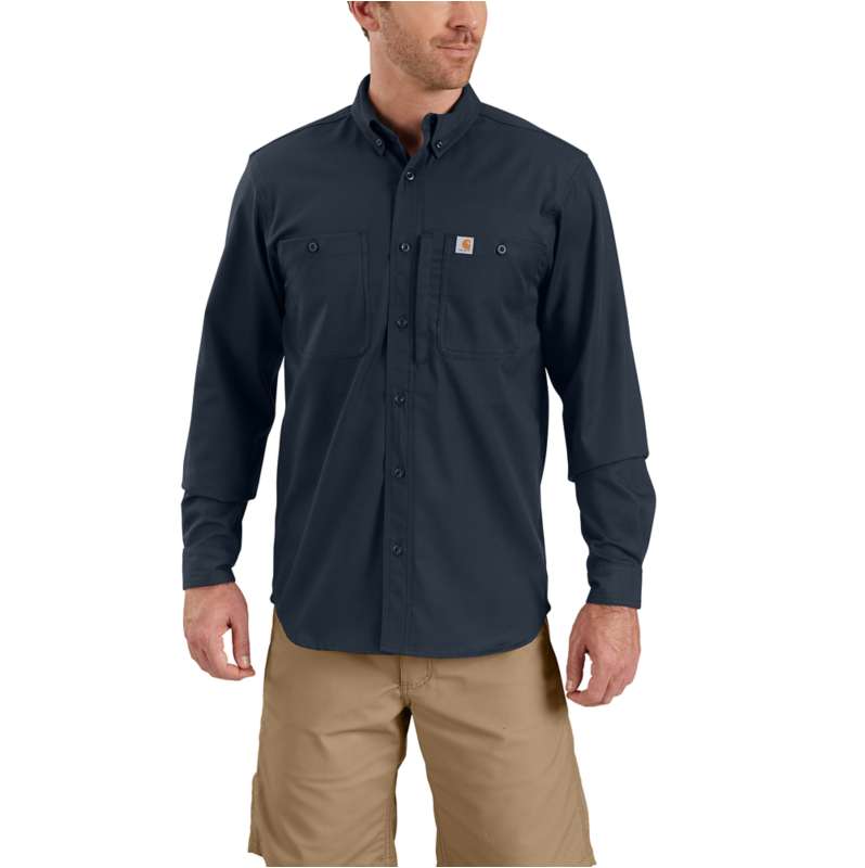 Carhartt  Navy Rugged Professional™ Series Long-Sleeve Shirt