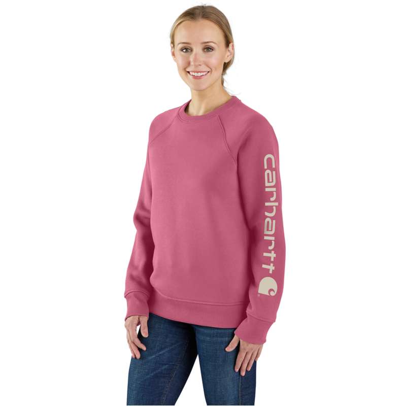 Carhartt  Woodrose Women's Relaxed Fit Midweight Graphic Crewneck Sweatshirt