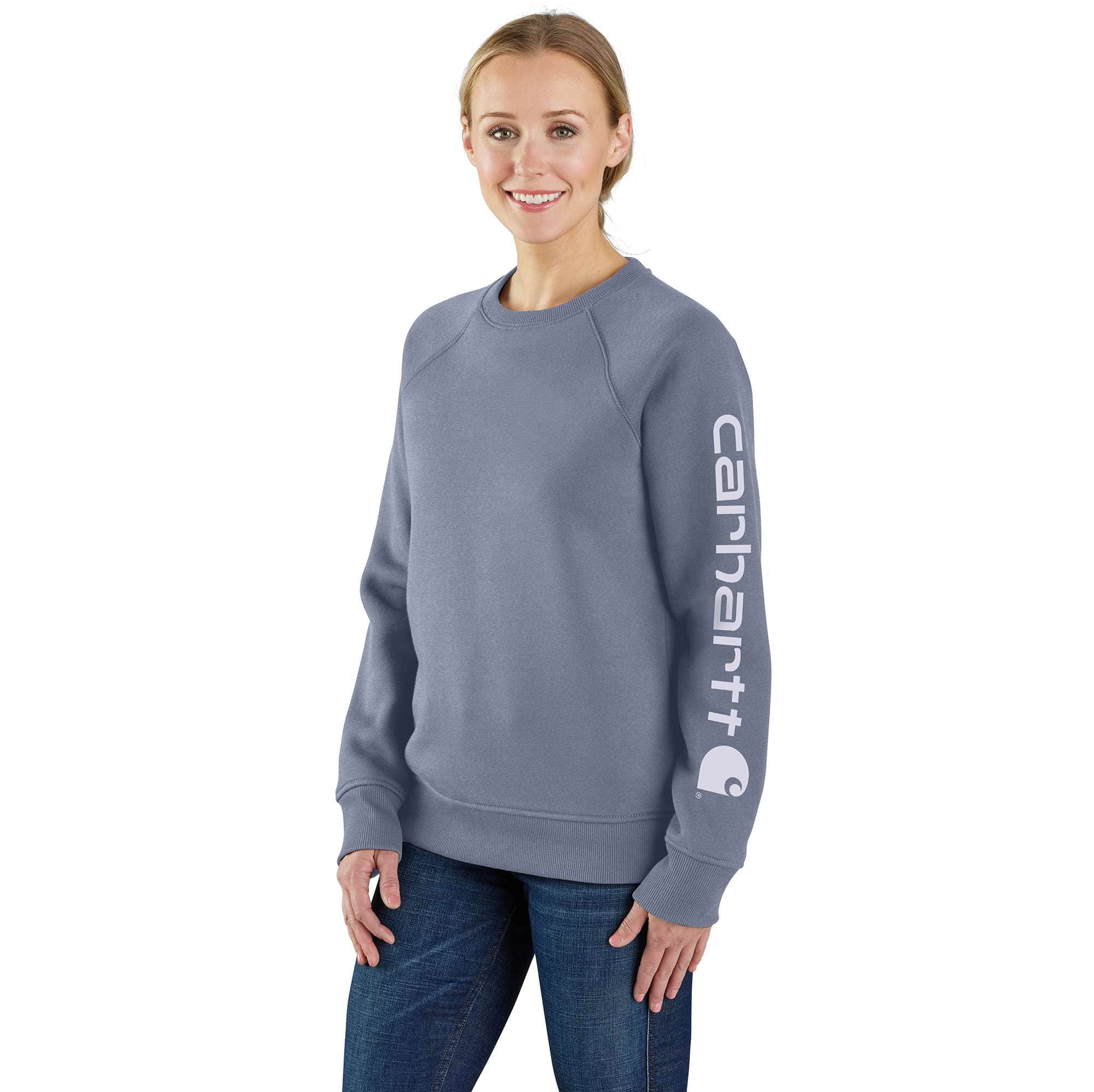 Additional thumbnail 1 of Women's Relaxed Fit Midweight Graphic Crewneck Sweatshirt