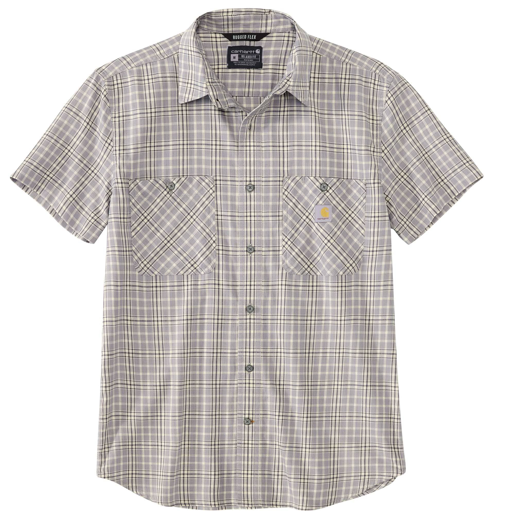 Additional thumbnail 1 of Rugged Flex® Relaxed Fit Lightweight Short-Sleeve Plaid Shirt
