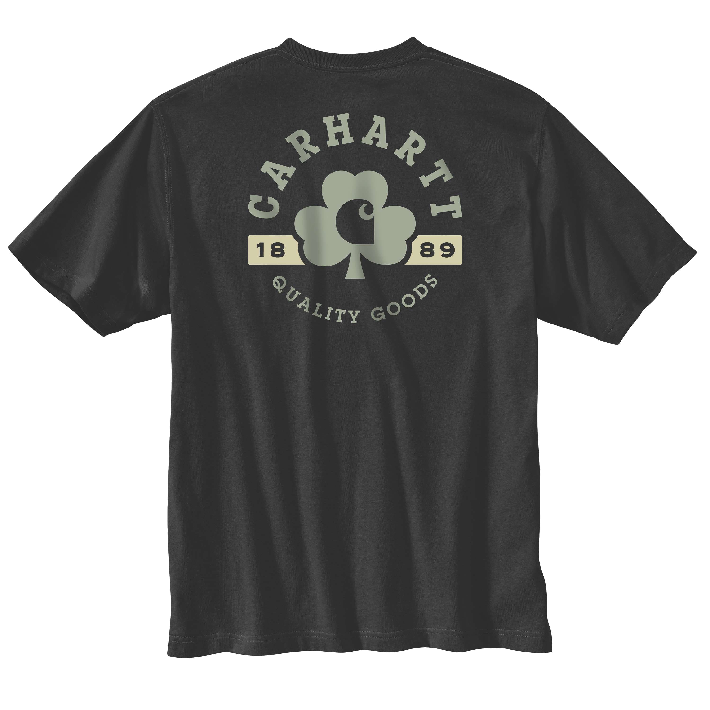 Additional thumbnail 1 of Relaxed Fit Heavyweight Short-Sleeve Pocket Shamrock Graphic T-Shirt