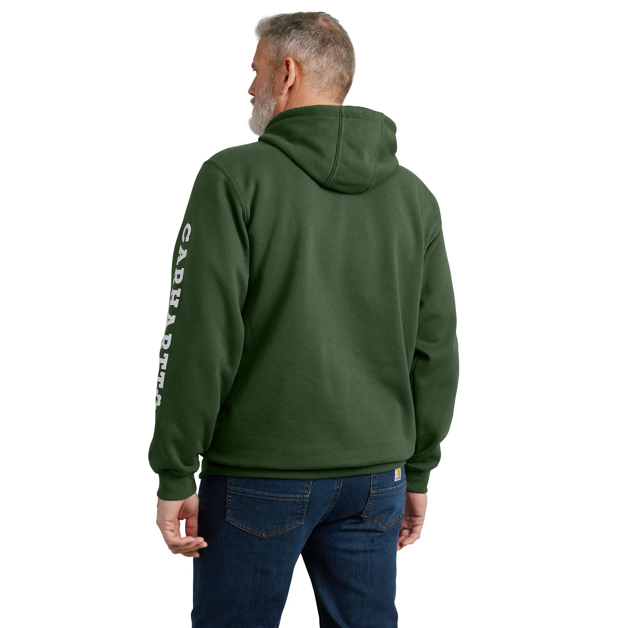 Additional thumbnail 2 of Loose Fit Midweight Hooded Shamrock Graphic Sweatshirt