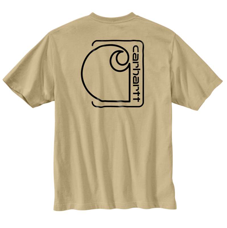 Carhartt  Beach Relaxed Fit Lightweight Short-Sleeve Pocket C Graphic T-Shirt
