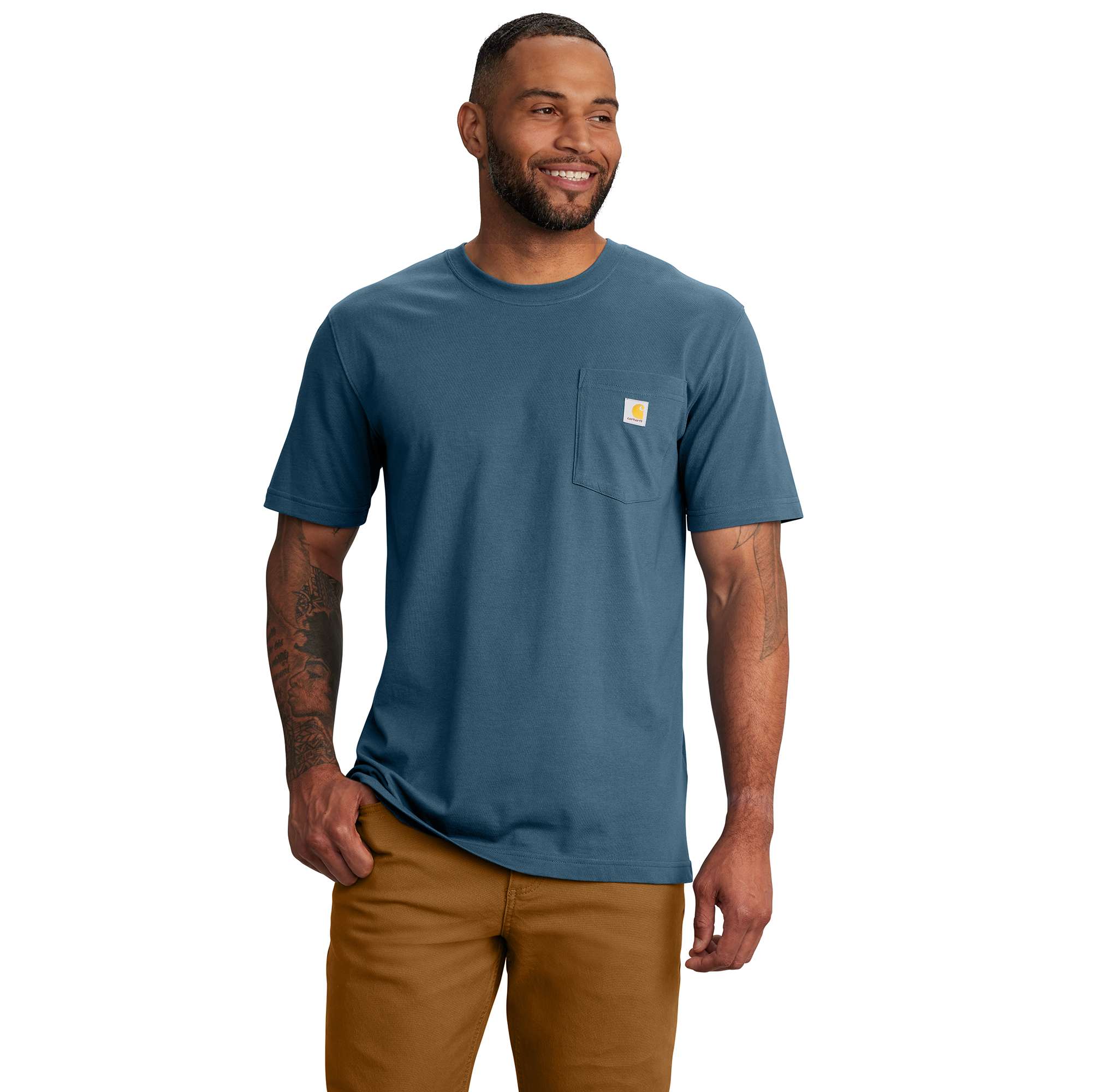 Additional thumbnail 2 of Relaxed Fit Lightweight Short-Sleeve Pocket C Graphic T-Shirt