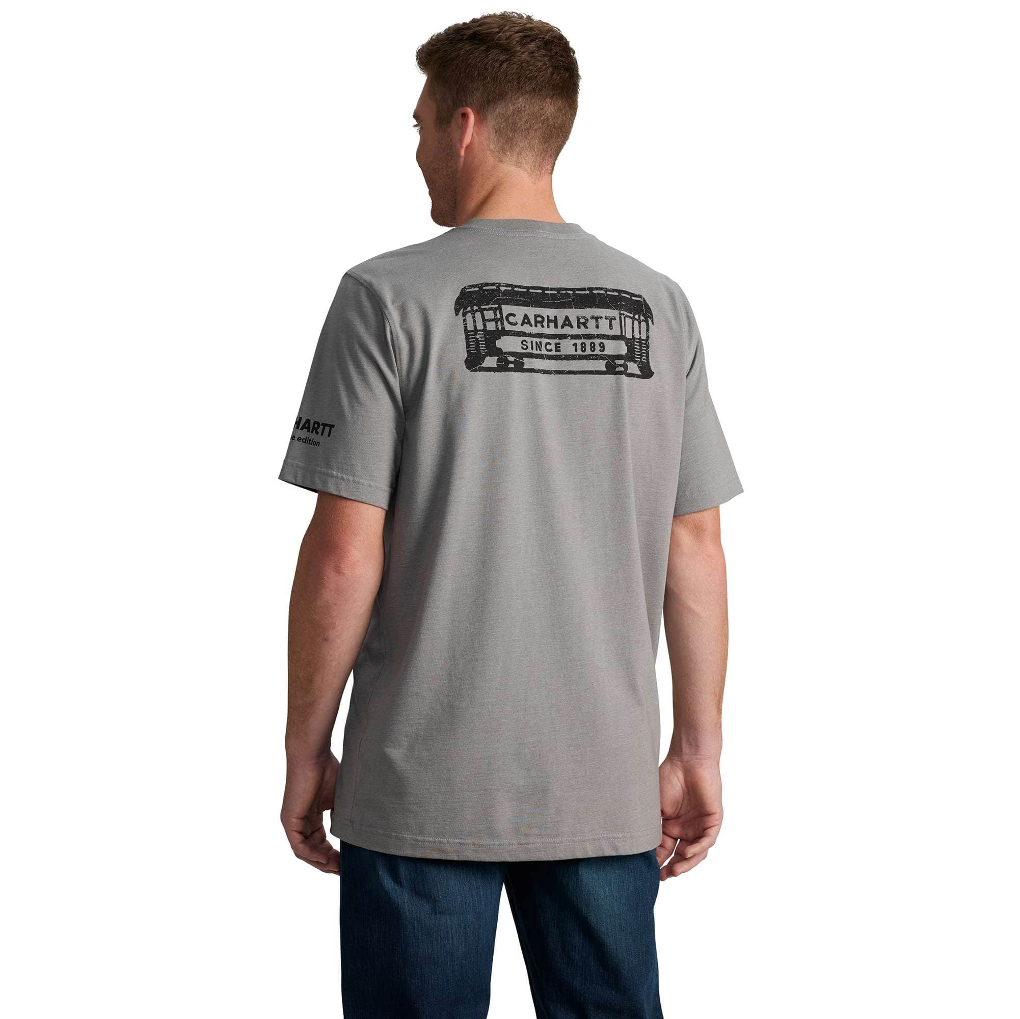 Additional thumbnail 1 of Relaxed Fit Lightweight Short-Sleeve Pocket Street Car Graphic T-Shirt