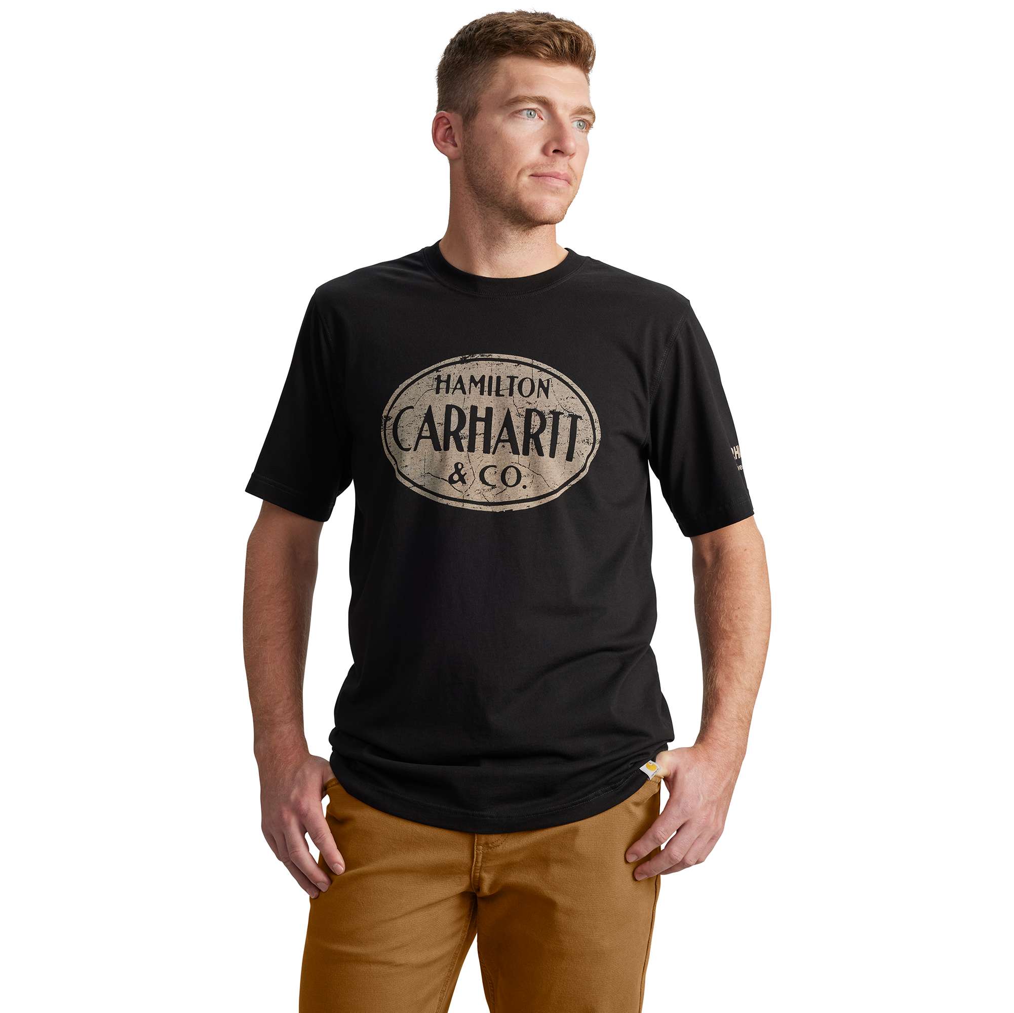 Additional thumbnail 1 of Relaxed Fit Lightweight Short-Sleeve Hamilton Graphic T-Shirt