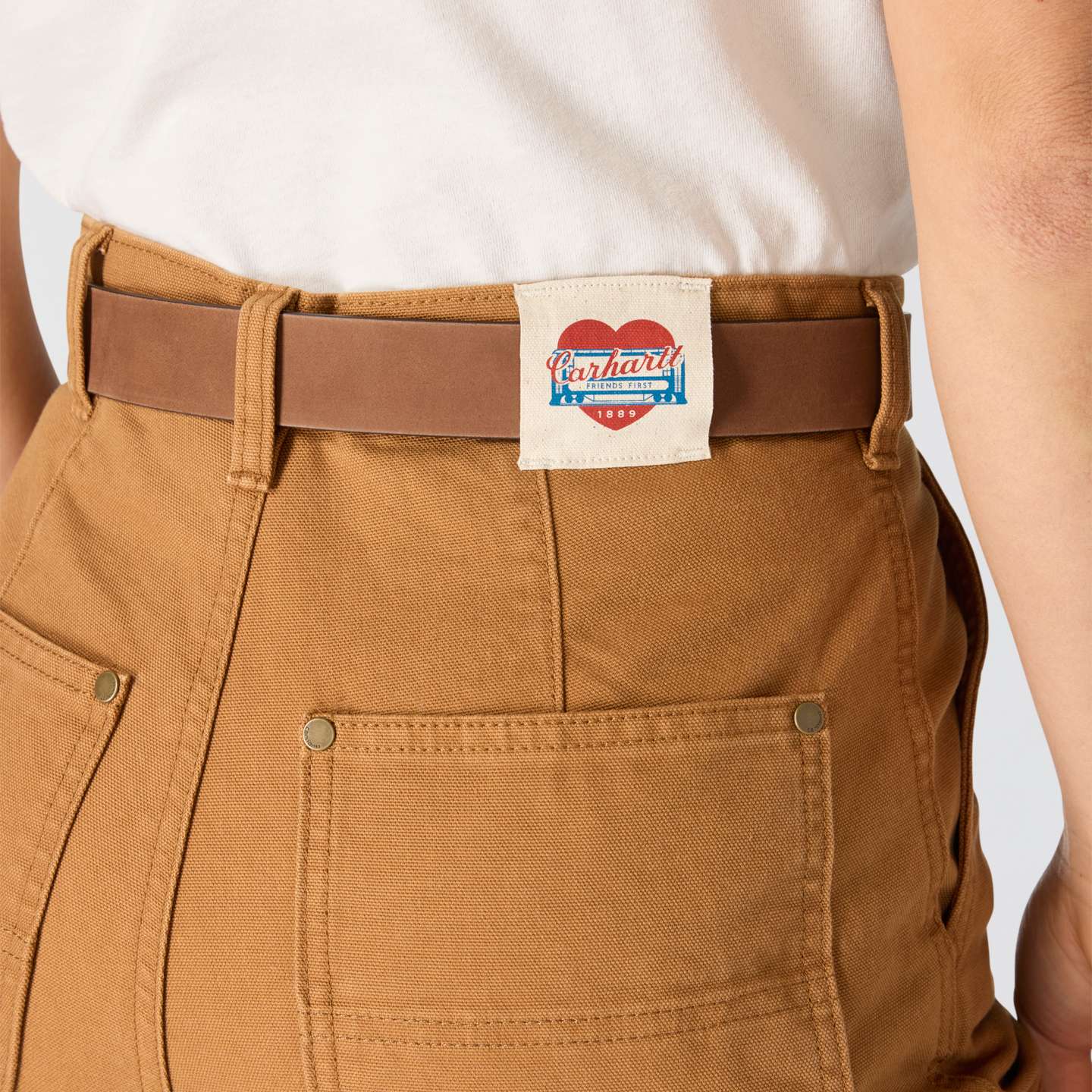 Женские брюки Carhartt Vintage Fit Double-Front Canvas Pant, цвет: Коричневый — фото 3