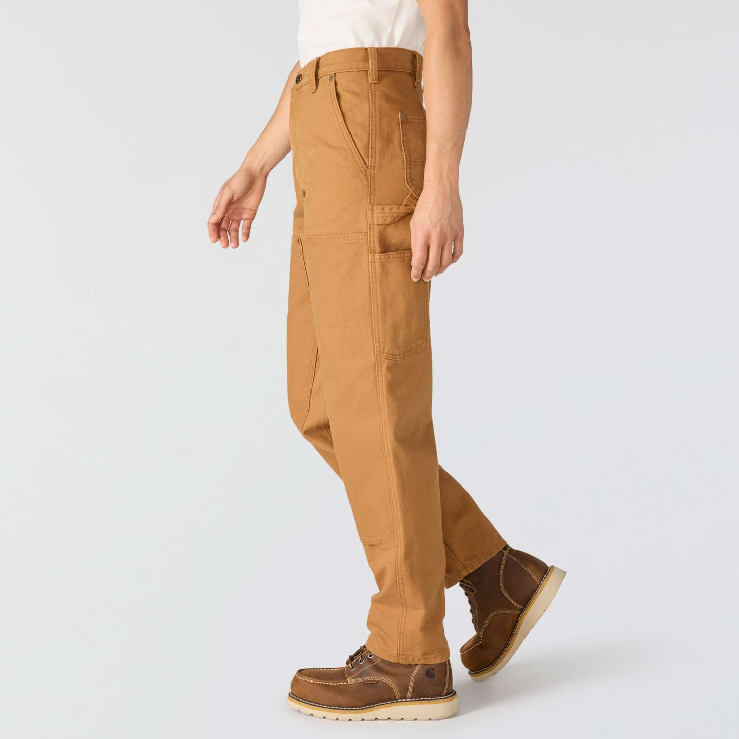 Женские брюки Carhartt Vintage Fit Double-Front Canvas Pant, цвет: Коричневый — фото 4