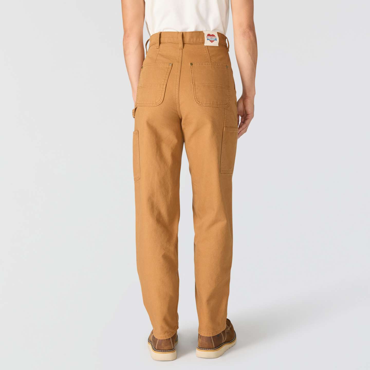 Женские брюки Carhartt Vintage Fit Double-Front Canvas Pant, цвет: Коричневый — фото 2