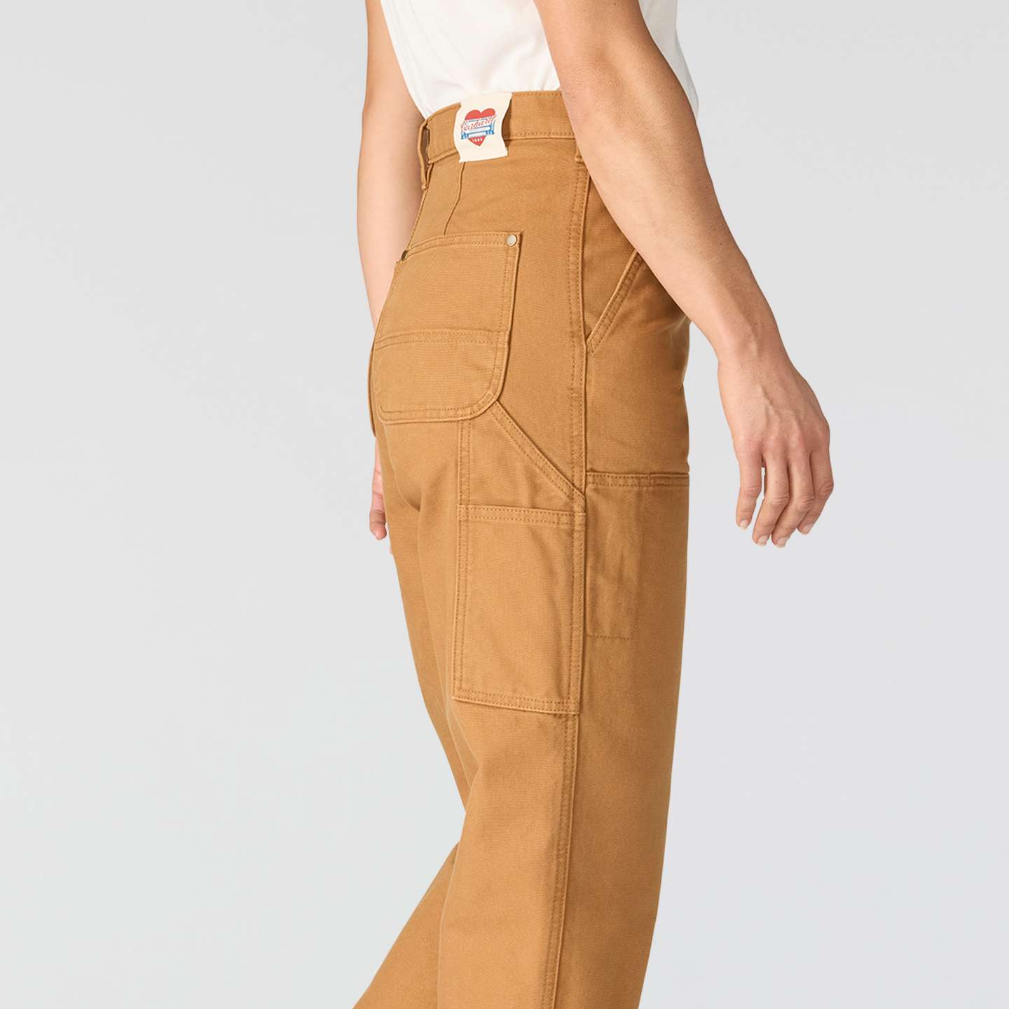 Женские брюки Carhartt Vintage Fit Double-Front Canvas Pant, цвет: Коричневый — фото 5