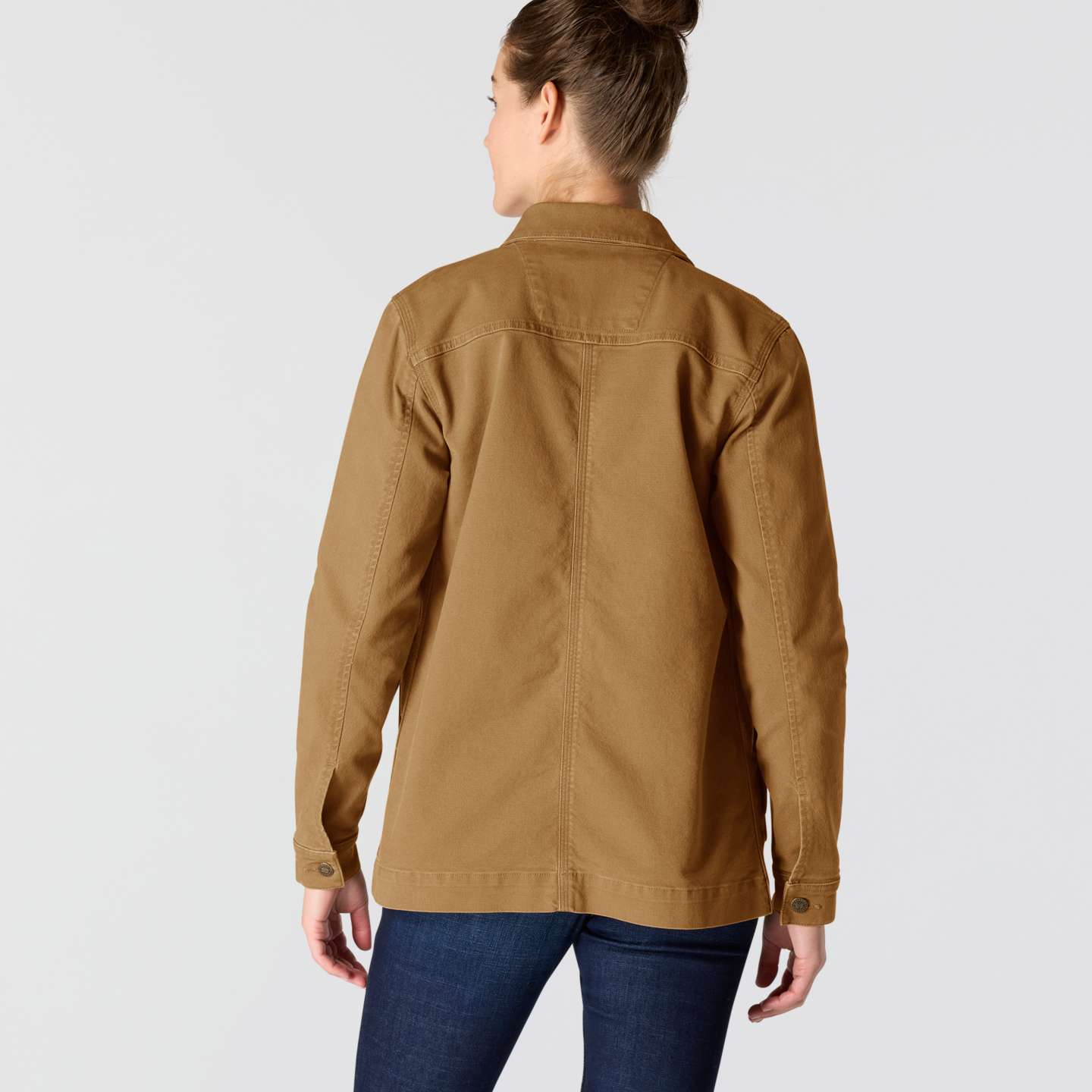 Женское пальто Carhartt Iconic Stretch Duck Chore, цвет: Коричневый — фото 2