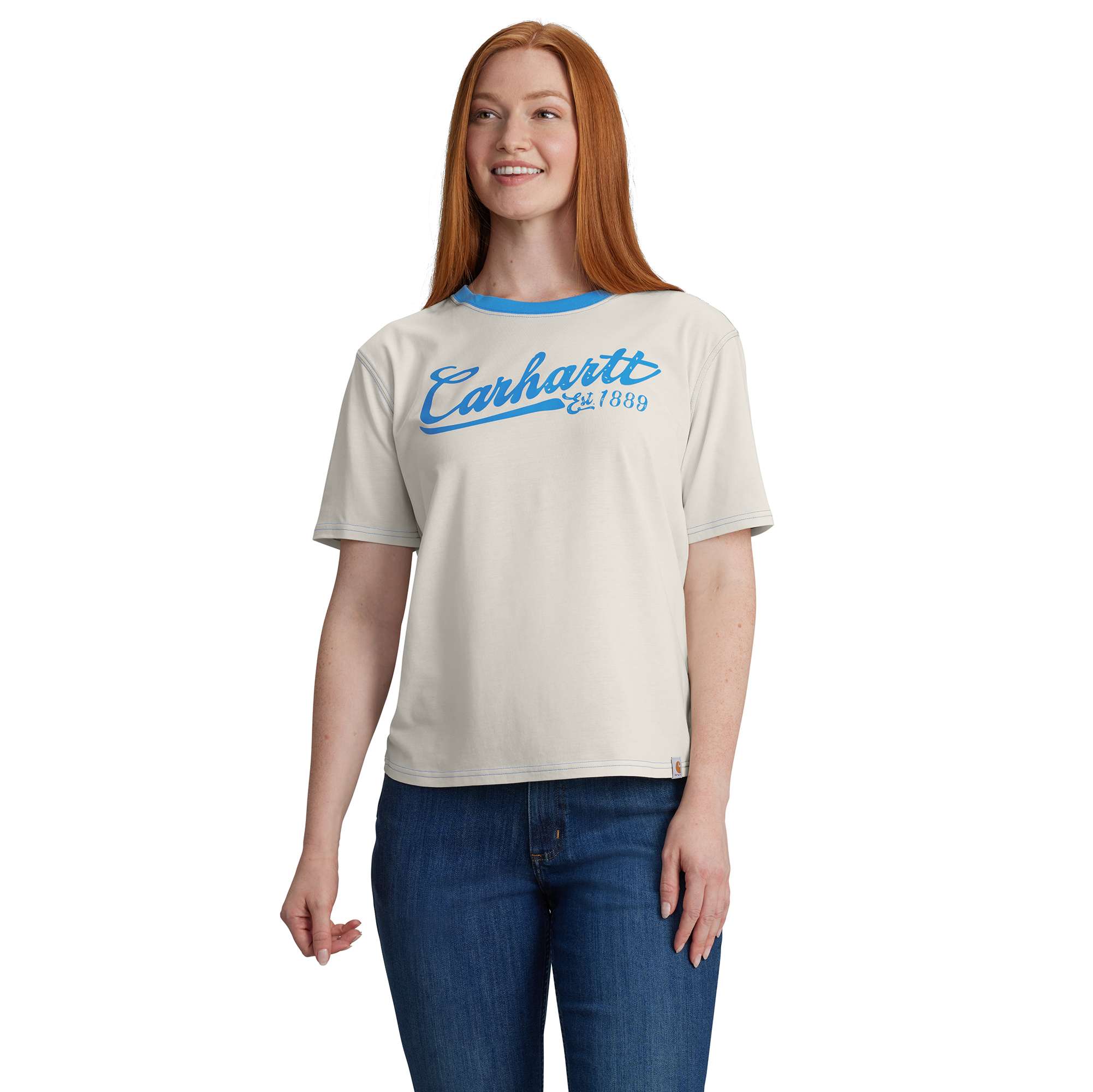 Flame-Resistant Carhartt Force® Loose Fit Lightweight Long-Sleeve Button-Front Shirt