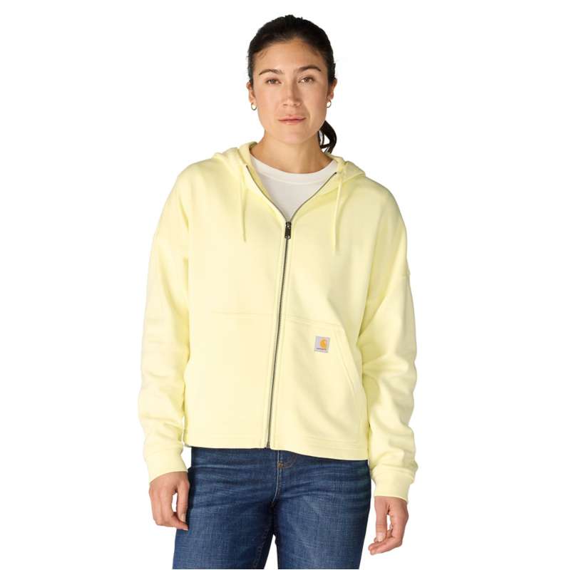 Carhartt  Celestial Yellow Women's TENCEL™ Fiber Series Full-Zip Sweatshirt