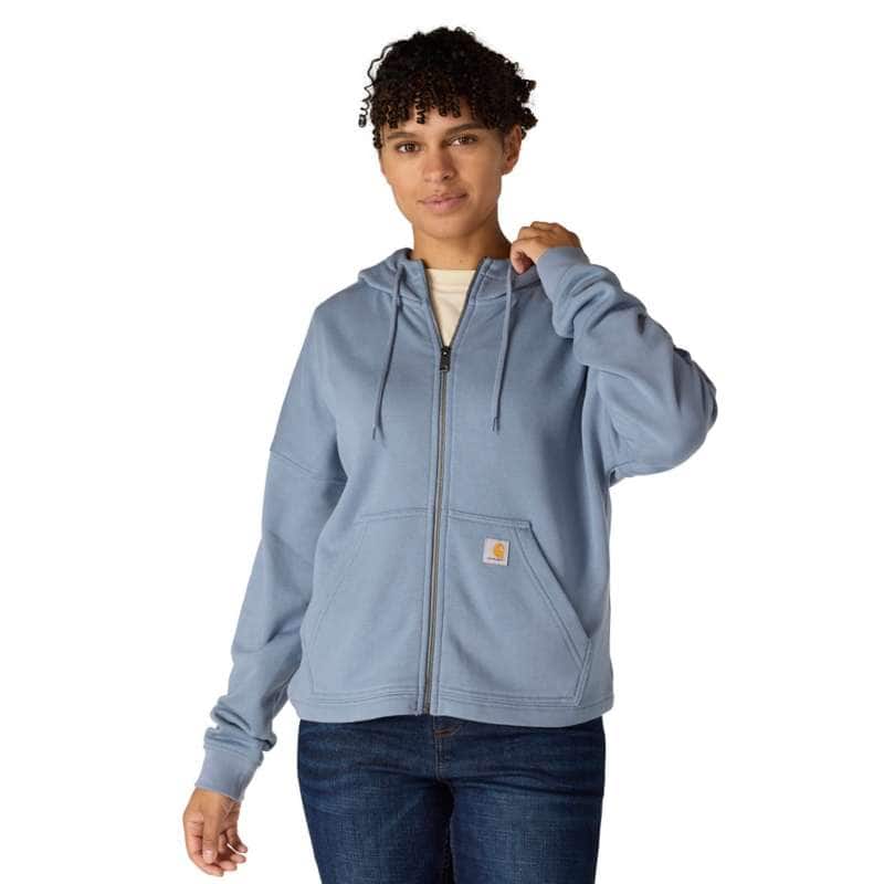 Women's Relaxed Fit Midweight Sherpa-Lined Full-Zip Sweatshirt