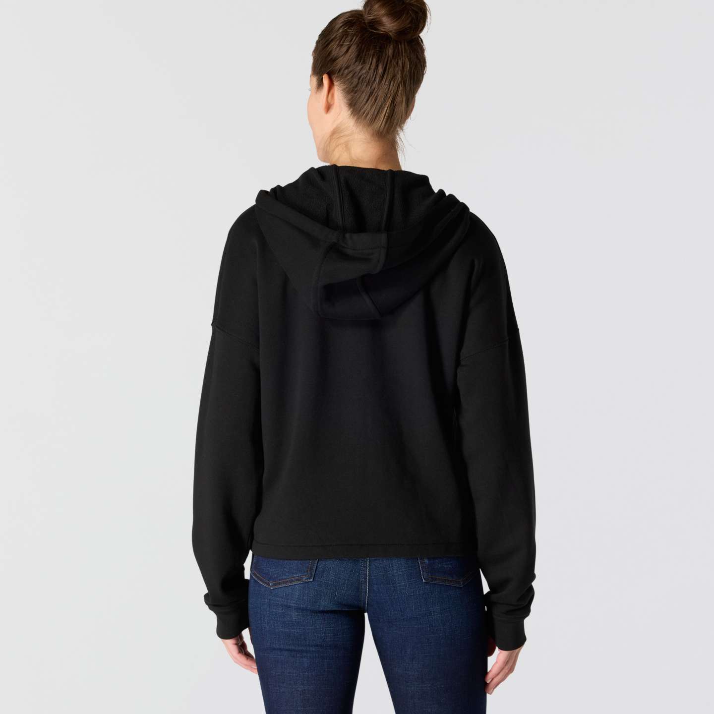 Женские толстовки Carhartt Tencel™ Fiber Series Full-Zip, цвет: Чёрный — фото 4