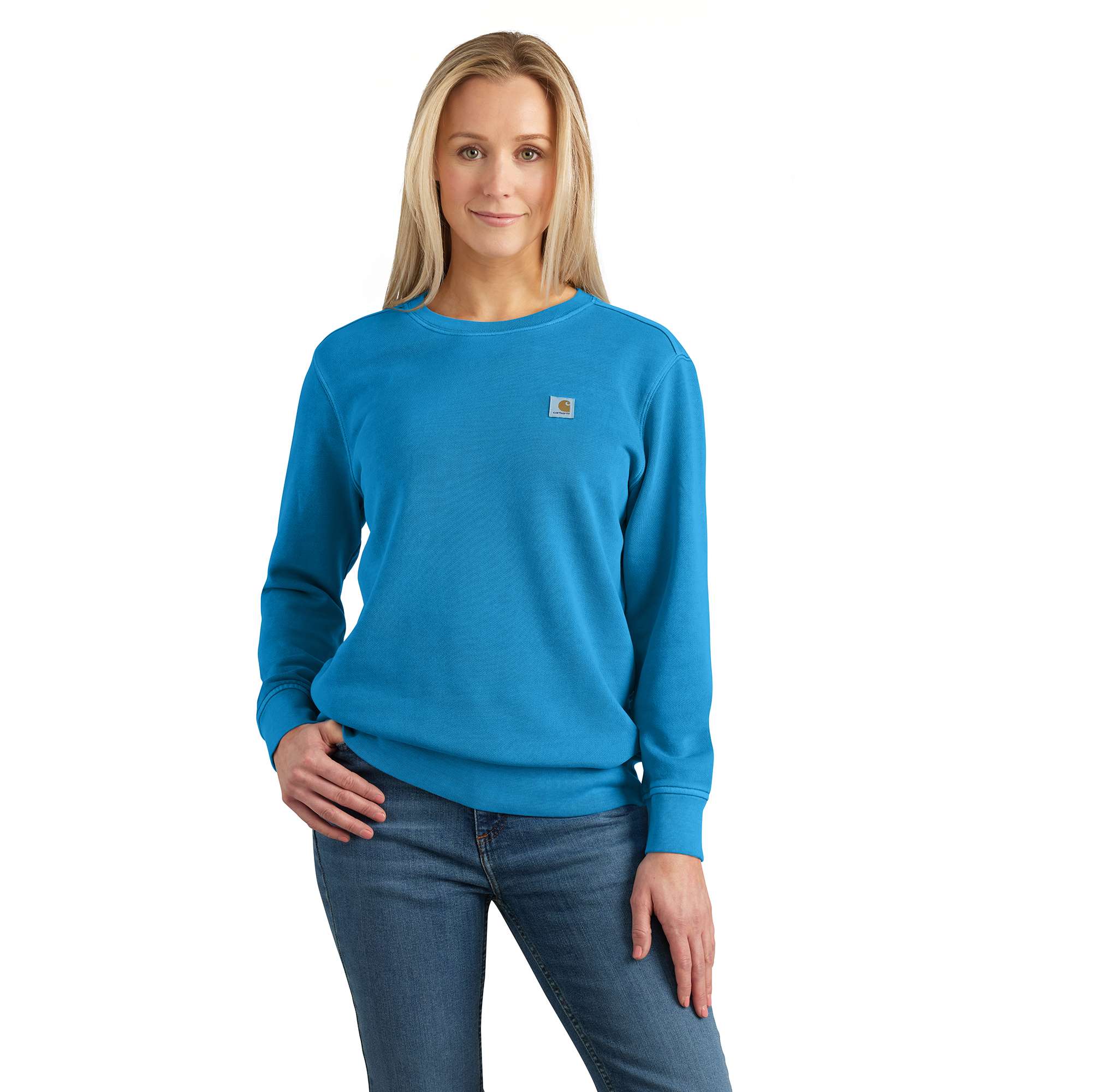 Additional thumbnail 1 of Women's TENCEL™ Fiber Series Relaxed Fit Midweight French Terry Sweatshirt