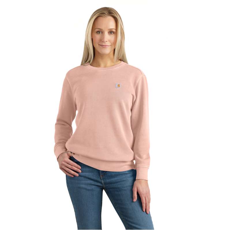 Carhartt  Soft Rose Women's TENCEL™ Fiber Series Relaxed Fit Midweight French Terry Sweatshirt