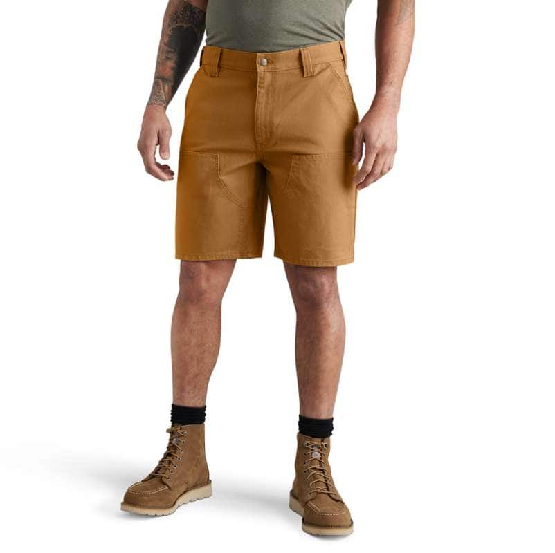Loose Fit Canvas Utility Work Short