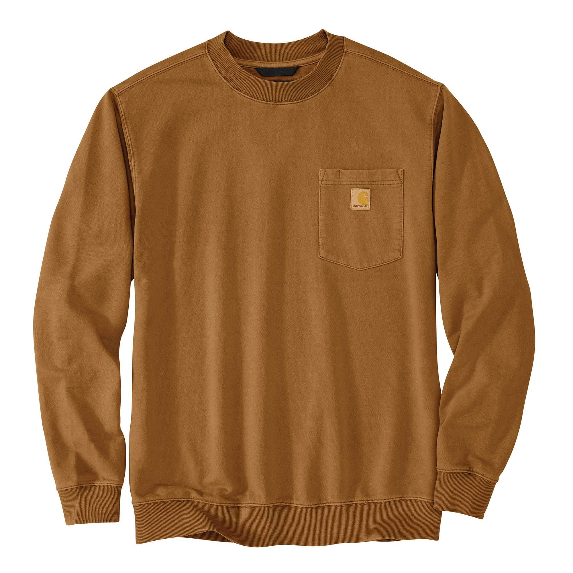 Additional thumbnail 1 of Relaxed Fit Midweight Garment Dye French Terry Crewneck Pocket Sweatshirt