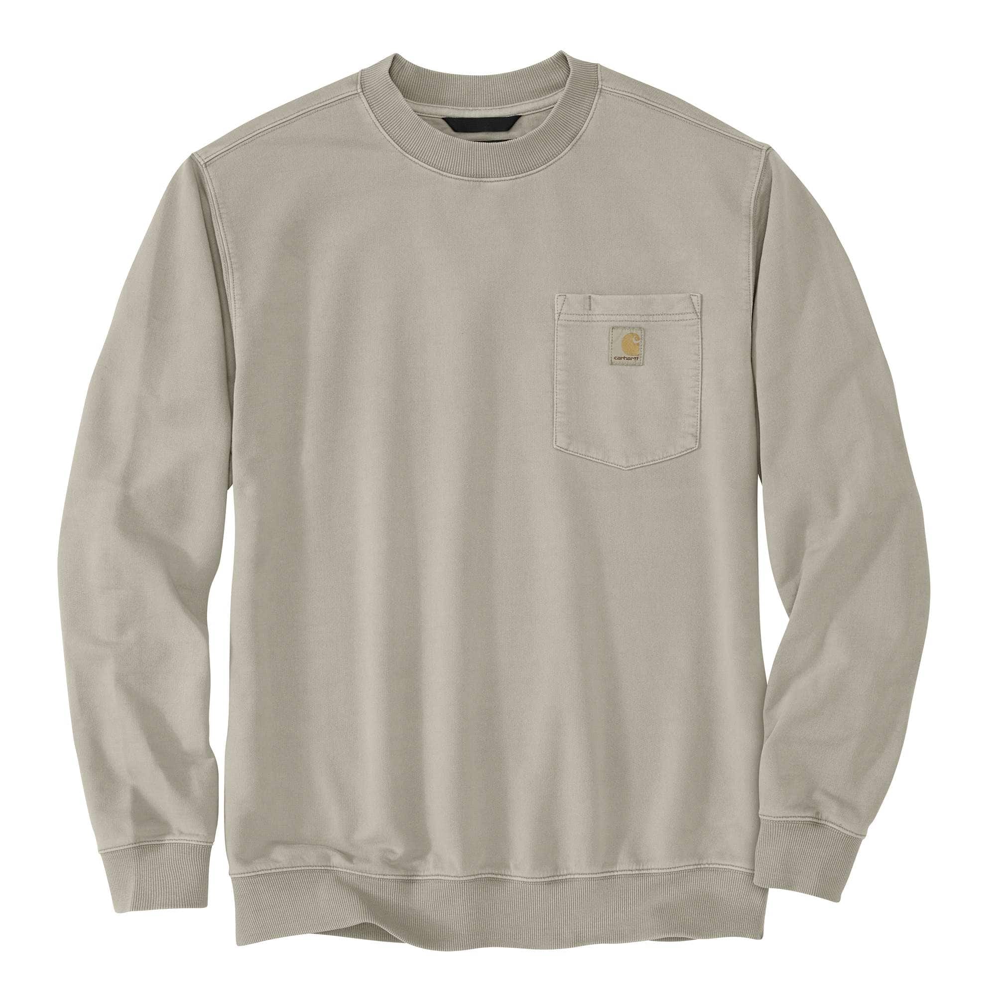 Additional thumbnail 1 of Relaxed Fit Midweight Garment Dye French Terry Crewneck Pocket Sweatshirt