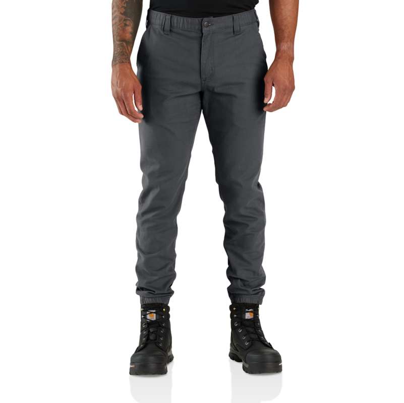 Men's Mock-Neck Sherpa-Lined Vest - Loose Fit - Washed Duck