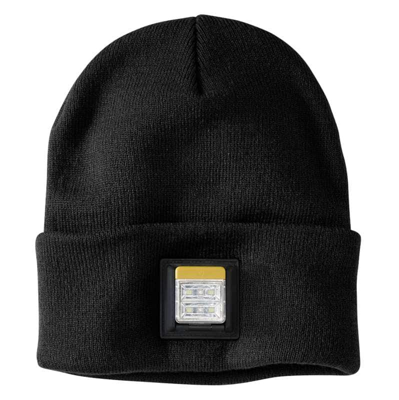 Carhartt  Black Knit Cuff LED Light Beanie