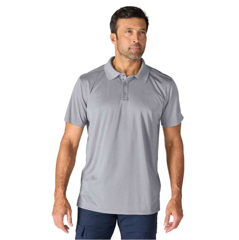 Carhartt  Steel Heather Force Sun Defender™ Relaxed Logo Polo