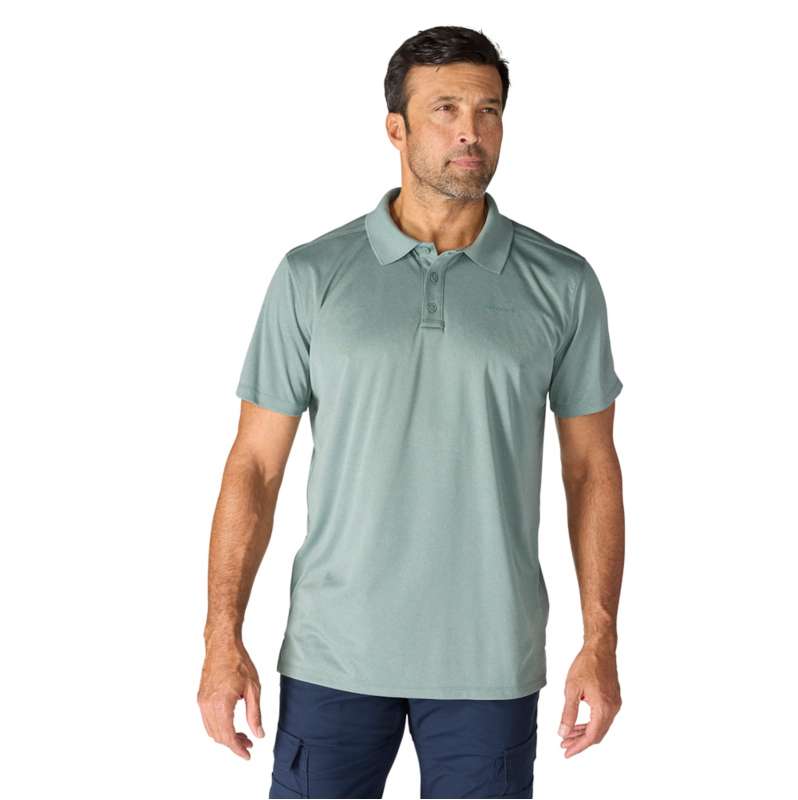 Carhartt  Green Slate Heather Force Sun Defender™ Relaxed Logo Polo