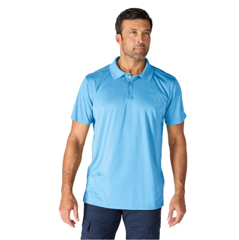 Carhartt  Tranquil Blue Heather Force Sun Defender™ Relaxed Logo Polo