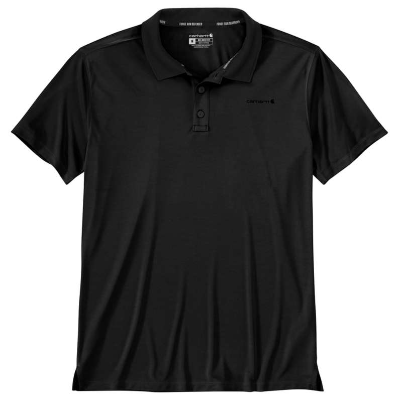Carhartt  Black Force Sun Defender™ Relaxed Fit Lightweight Short-Sleeve Polo