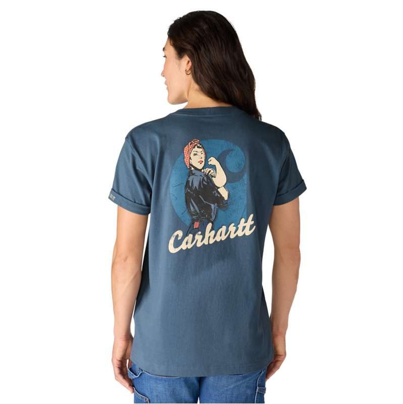 Carhartt  Iron Blue Women's Dearborn Loose Rosie T-Shirt