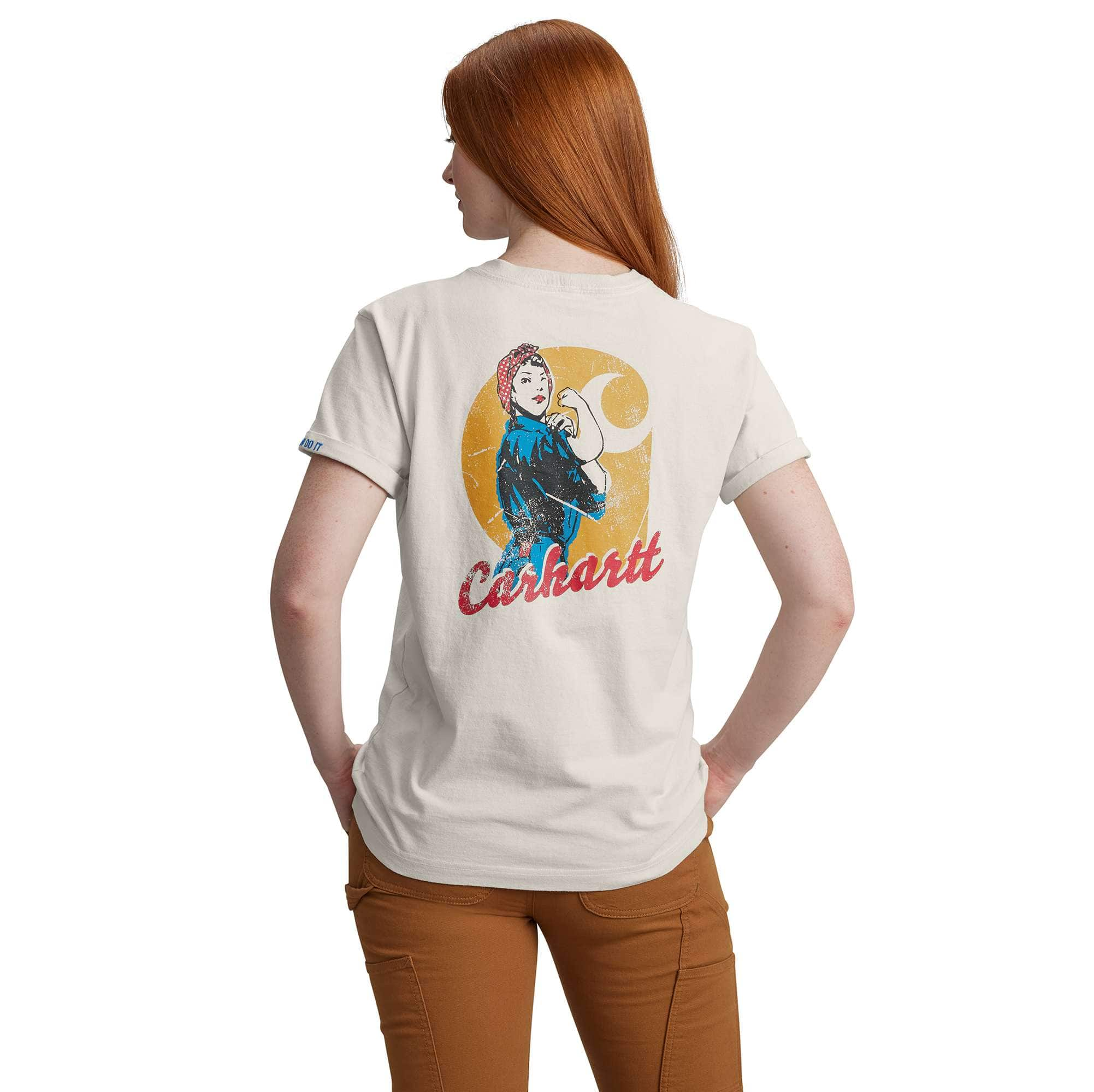 Additional thumbnail 1 of Women's Loose Fit Heavyweight Short-Sleeve “Rosie” Graphic T-Shirt