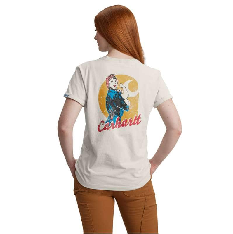 Carhartt  Malt Women's Loose Fit Heavyweight Short-Sleeve “Rosie” Graphic T-Shirt