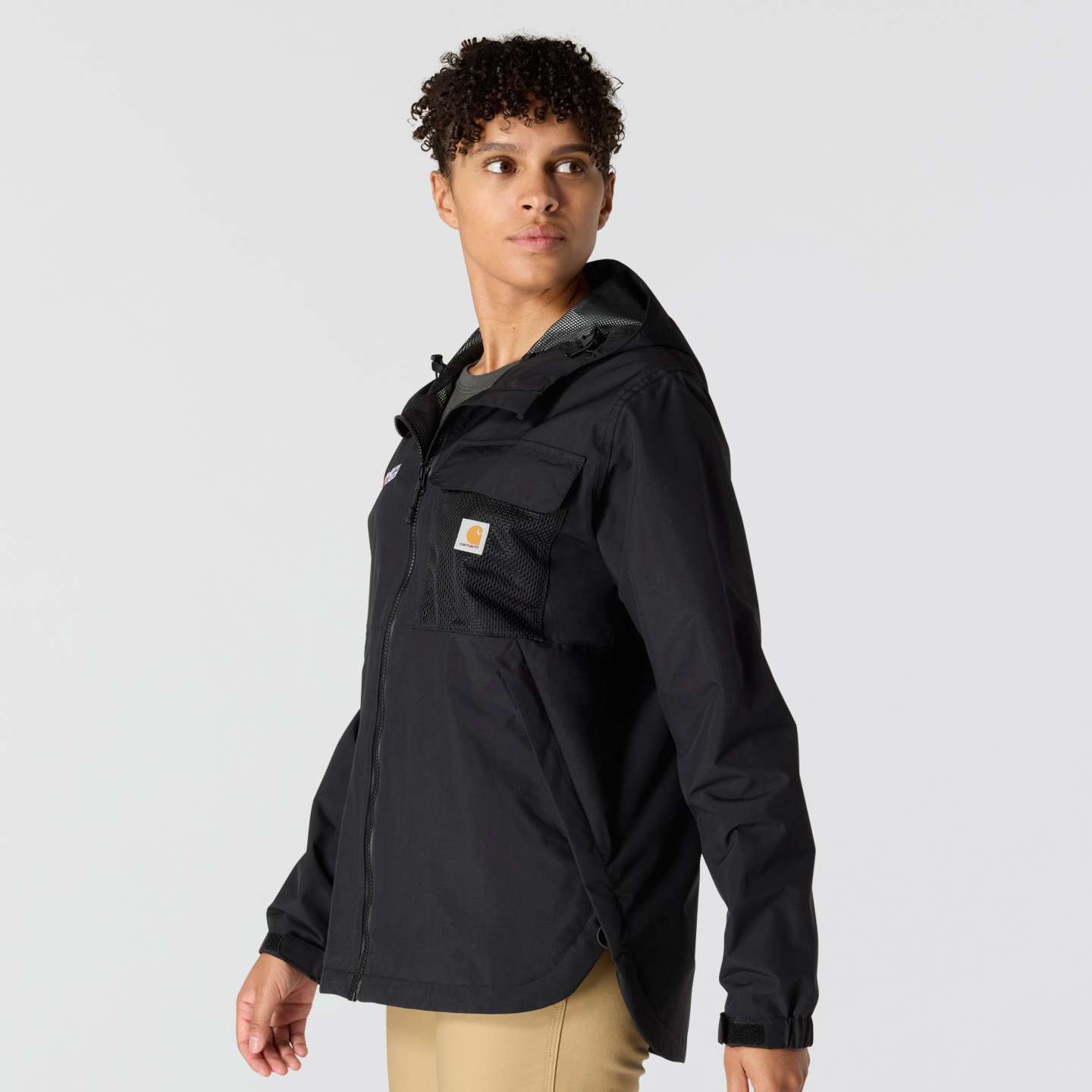 Женская куртка Carhartt Monterey, цвет: Чёрный — фото 4