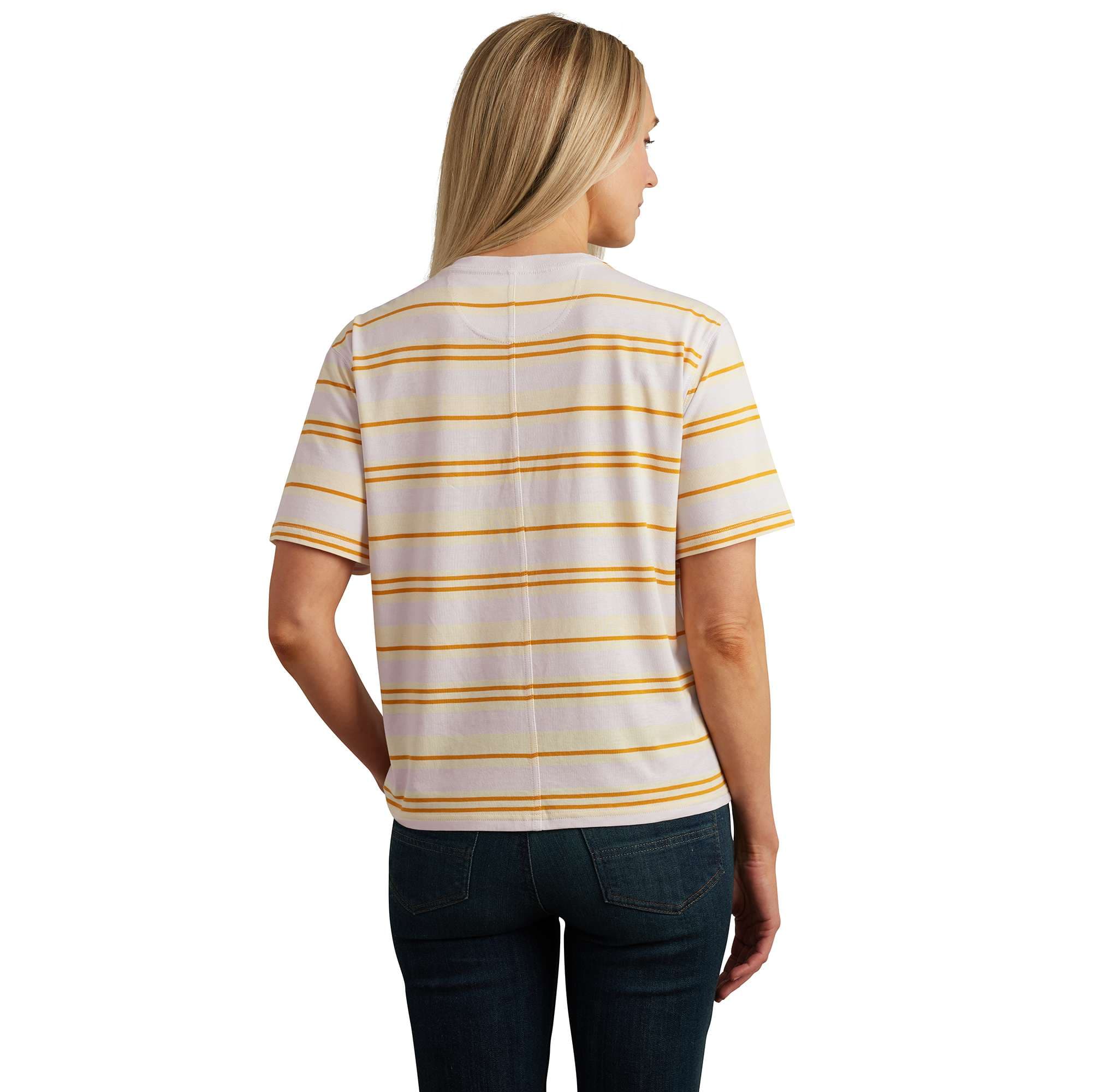 Women's TENCEL™ Fiber Series Loose Fit Short-Sleeve Striped T-Shirt