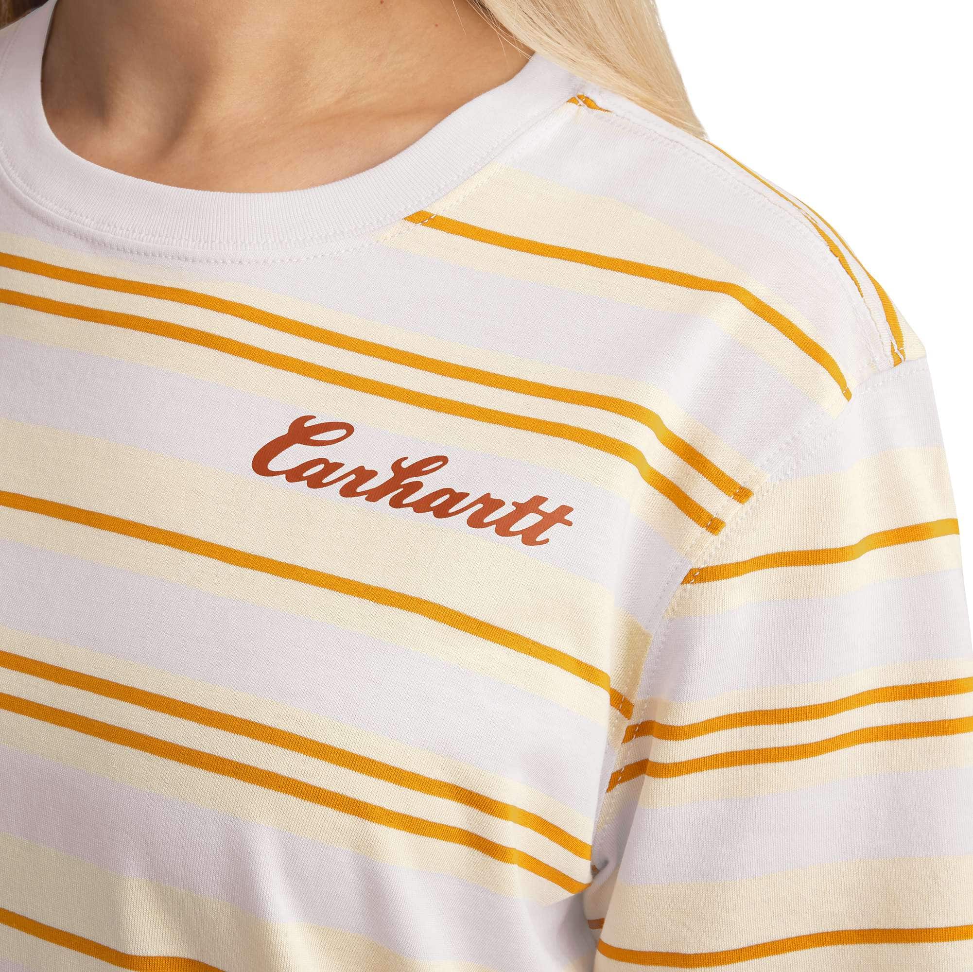 Women's TENCEL™ Fiber Series Loose Fit Short-Sleeve Striped T-Shirt