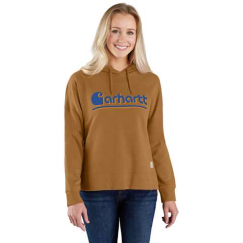 Женские худи Carhartt Women's TENCEL™ Fiber Series Loose Fit Graphic Hooded Sweatshirt