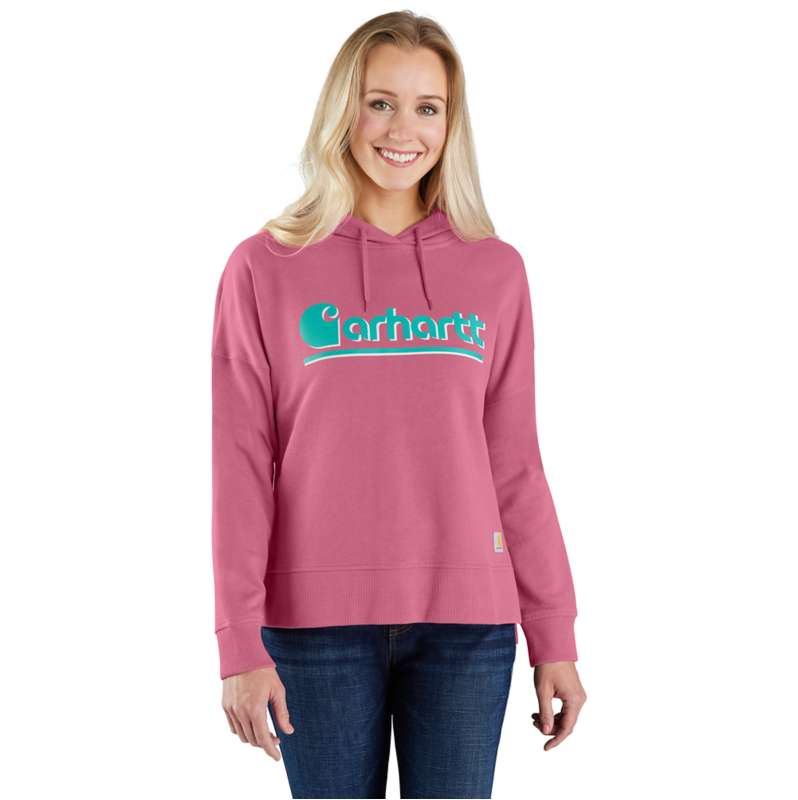 Carhartt  Woodrose Women's TENCEL™ Fiber Series Loose Fit Graphic Hooded Sweatshirt