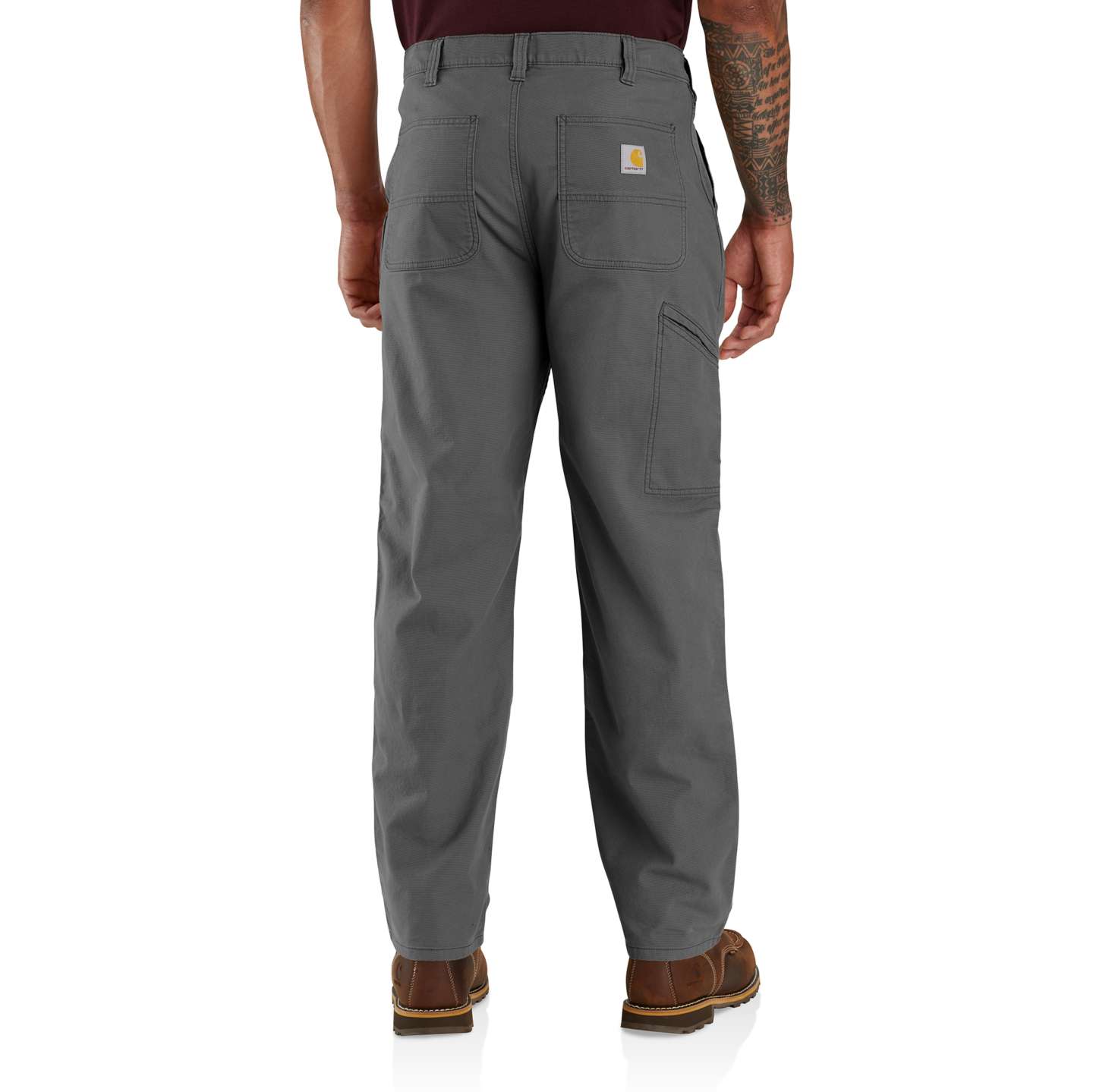 Мужские брюки Carhartt Loose Straight Rigby Dungaree, цвет: Гравийный — фото 2