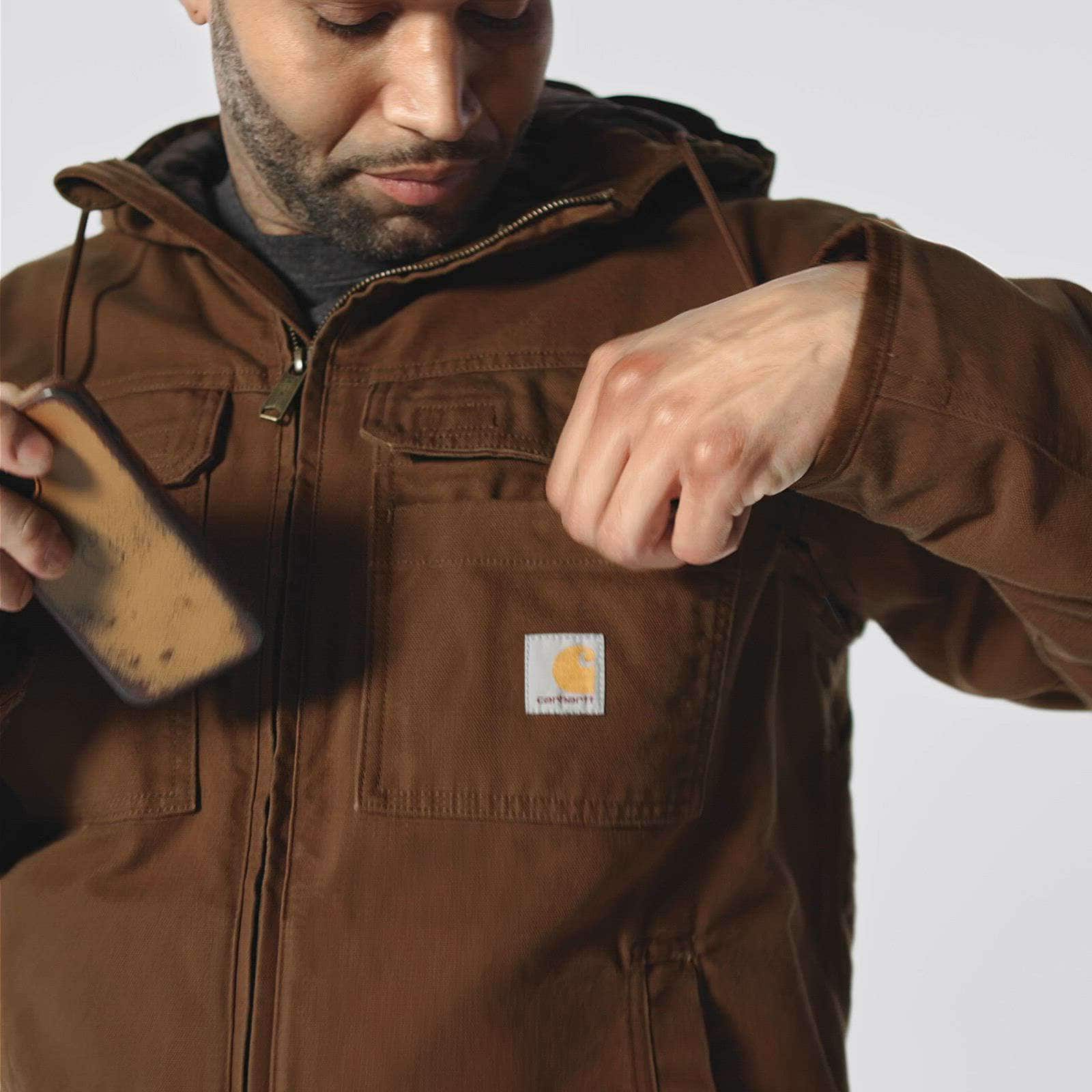 Additional thumbnail 2 of Full Swing Loose Fit Washed Duck Insulated Active Jac - 3 Warmest Rating
