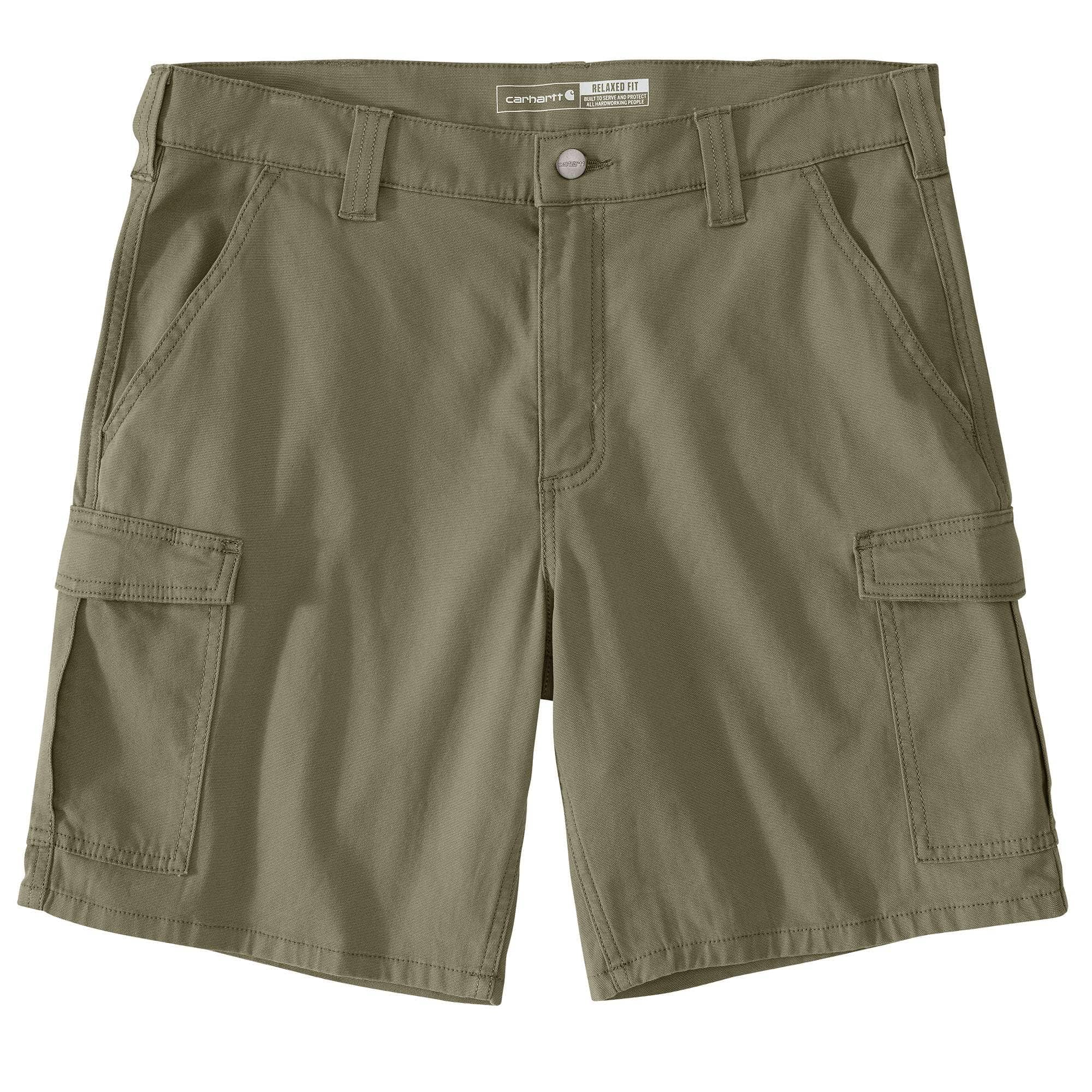 Additional thumbnail 1 of Rugged Flex® Relaxed Fit 9" Canvas Cargo Work Short