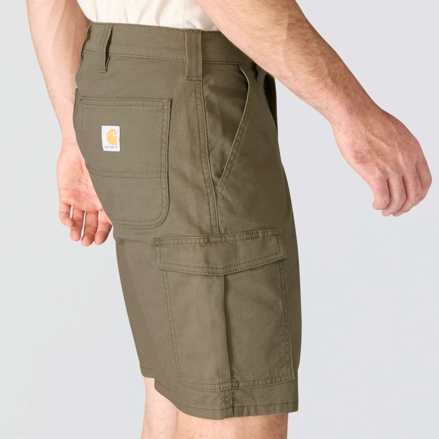 Мужские шорты Carhartt Relaxed 9" Rigby Cargo Short, цвет: Оливковый — фото 5
