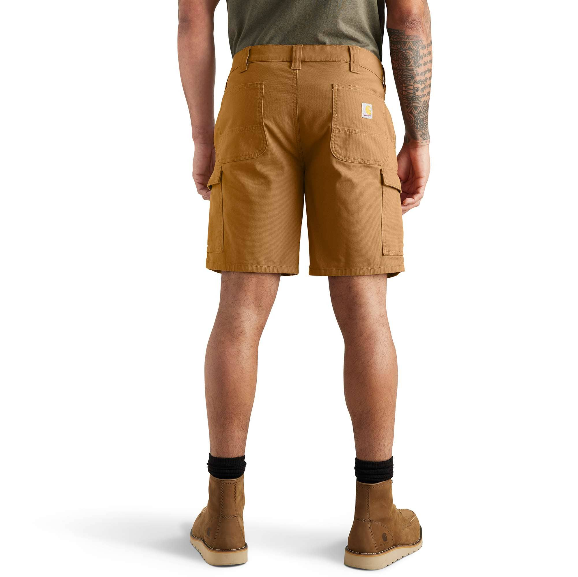 Additional thumbnail 2 of Rugged Flex® Relaxed Fit 9" Canvas Cargo Work Short