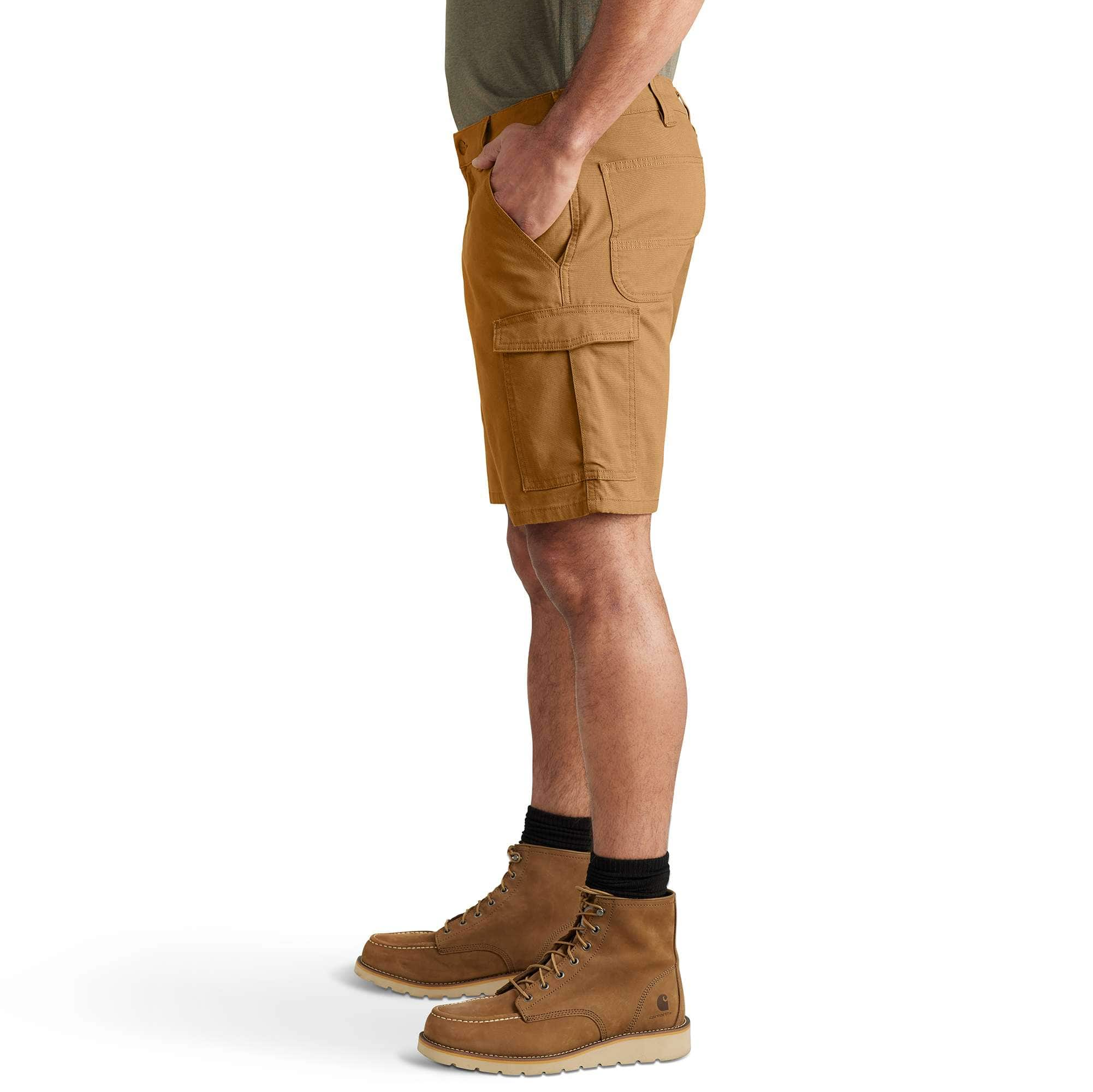 Additional thumbnail 3 of Rugged Flex® Relaxed Fit 9" Canvas Cargo Work Short