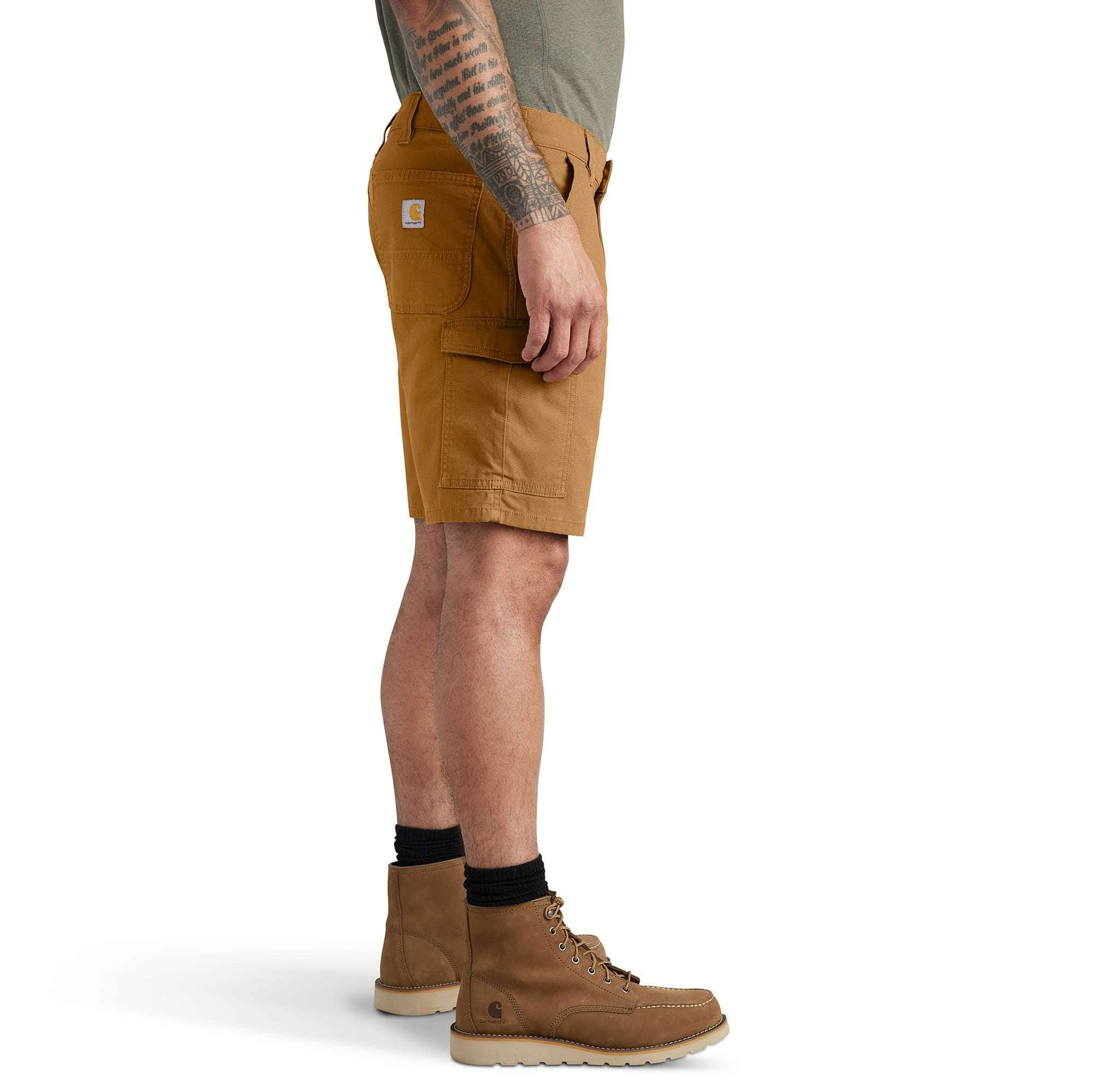 Additional thumbnail 4 of Rugged Flex® Relaxed Fit 9" Canvas Cargo Work Short